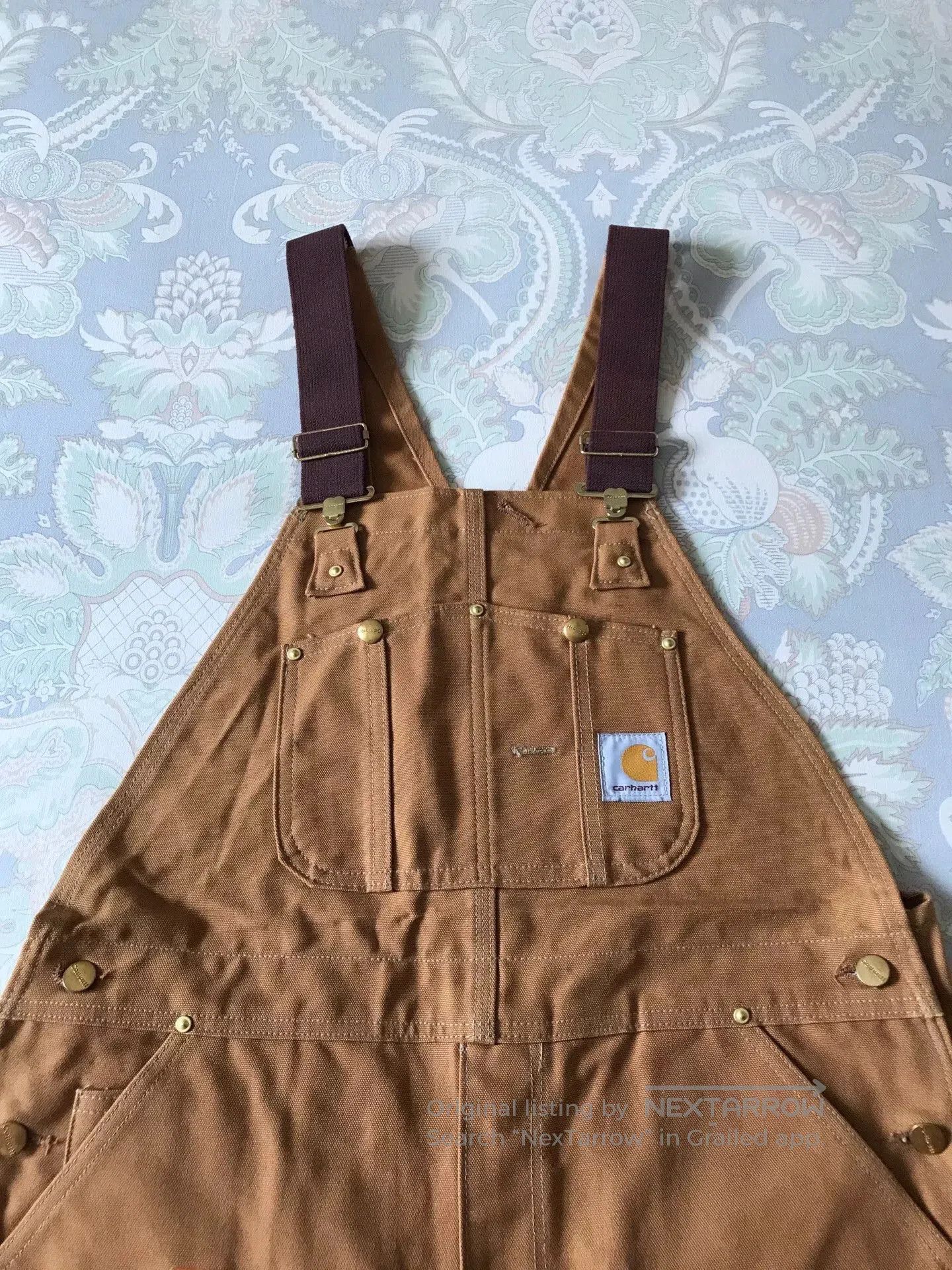 Carhartt Carhartt R01 Brown Overalls W38L30. Size US 38 / EU 54 - 1 Thumbnail