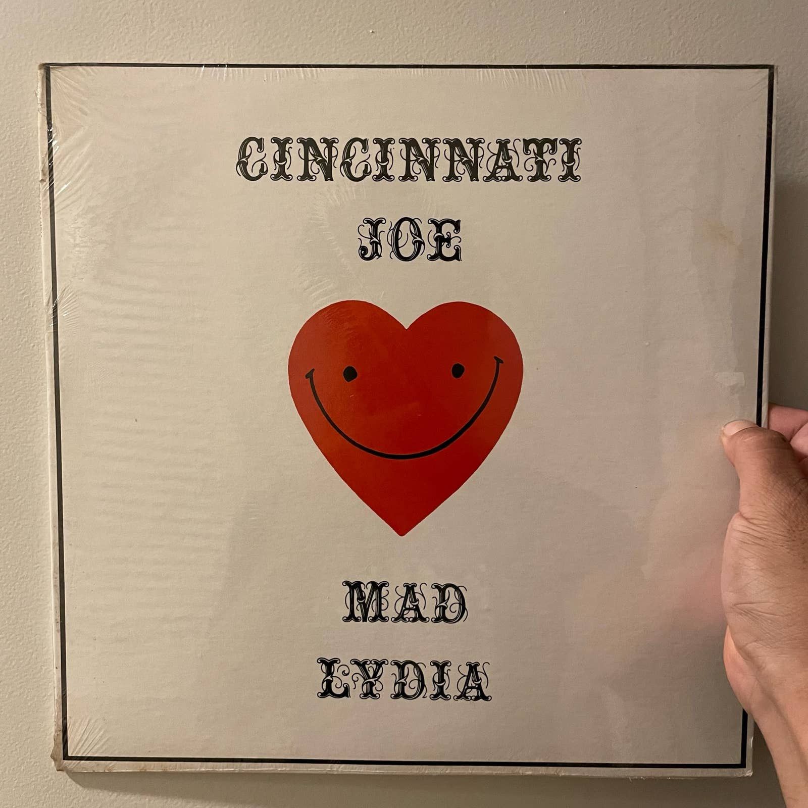 image of Blank Cincinnati Joe/mad Lydia Lp Sealed Psych Private Press in Black, Men's