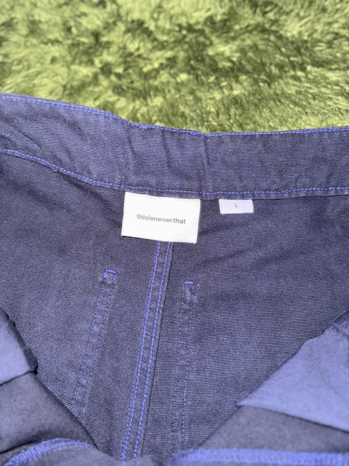 thisisneverthat [L] thisisneverthat Zip Pocket Double Knee Pants Hand-Dyed Size US 32 / EU 48 - 4 Thumbnail