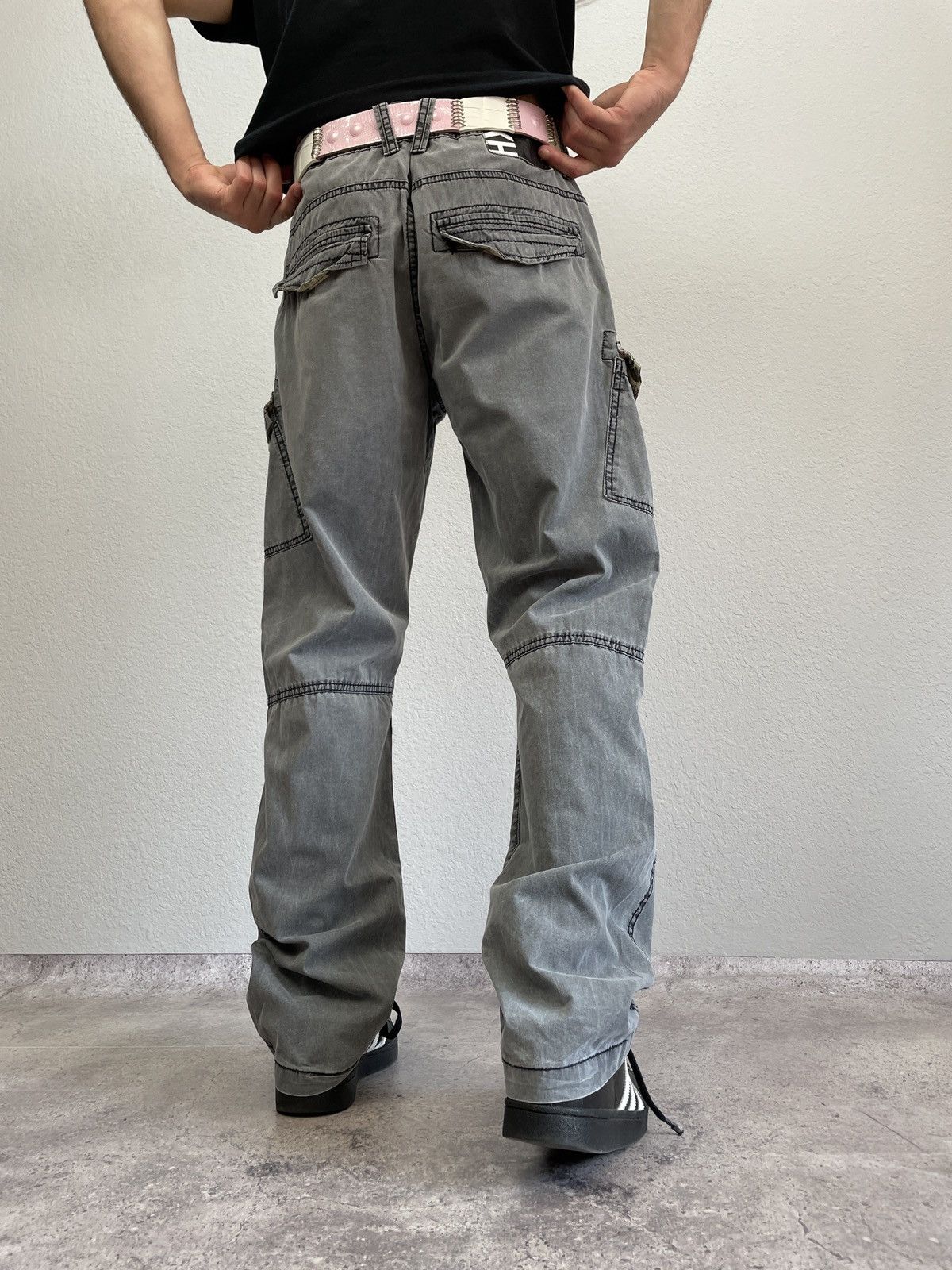G-Star × Japanese Brand × Vintage Vintage Junya Watanabe Balenciaga Style Bondage Cargo Pants Size US 32 / EU 48 - 1 Thumbnail