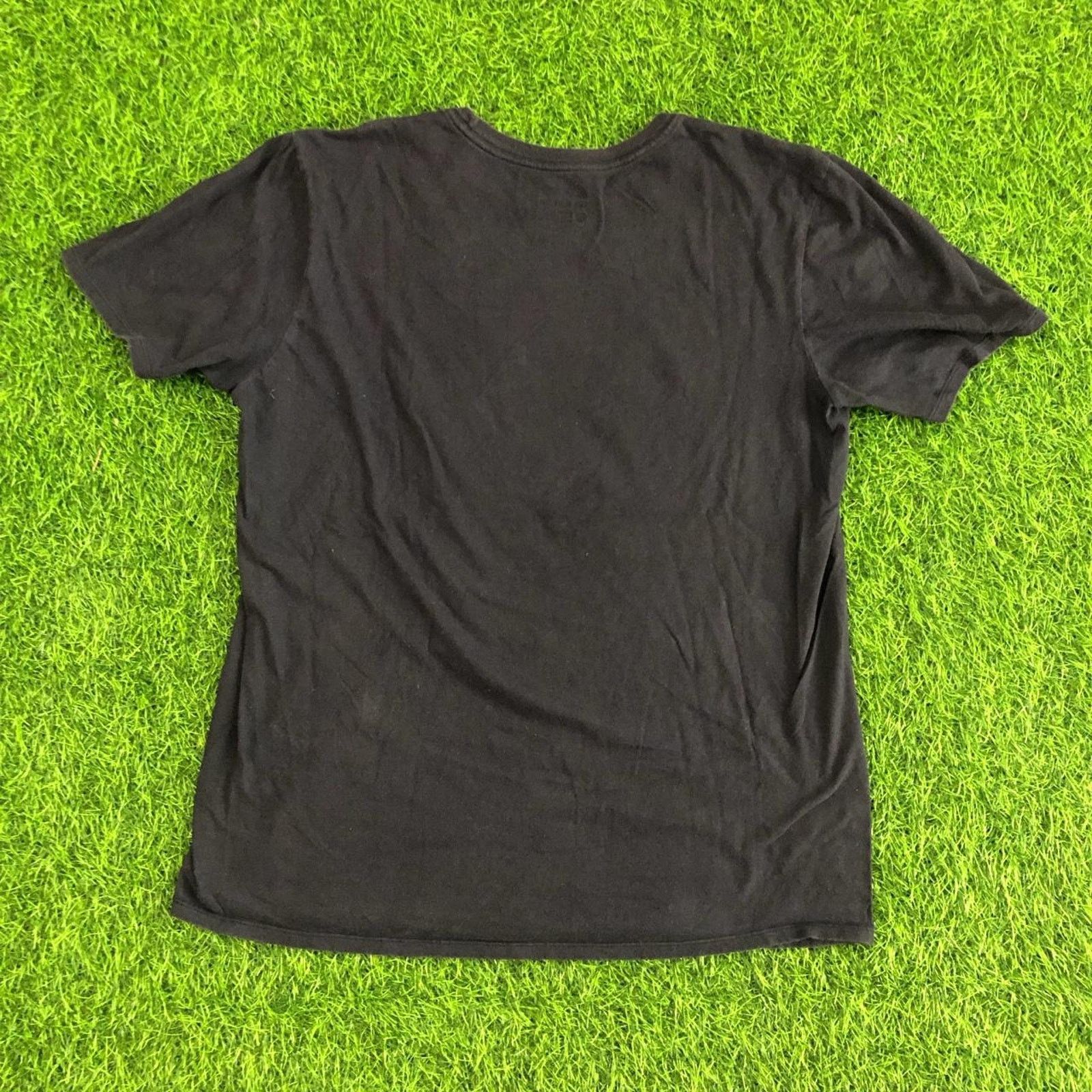 Nike Dark Navy/Black Nike Graphic Logo Tee Size US M / EU 48-50 / 2 - 2 Thumbnail