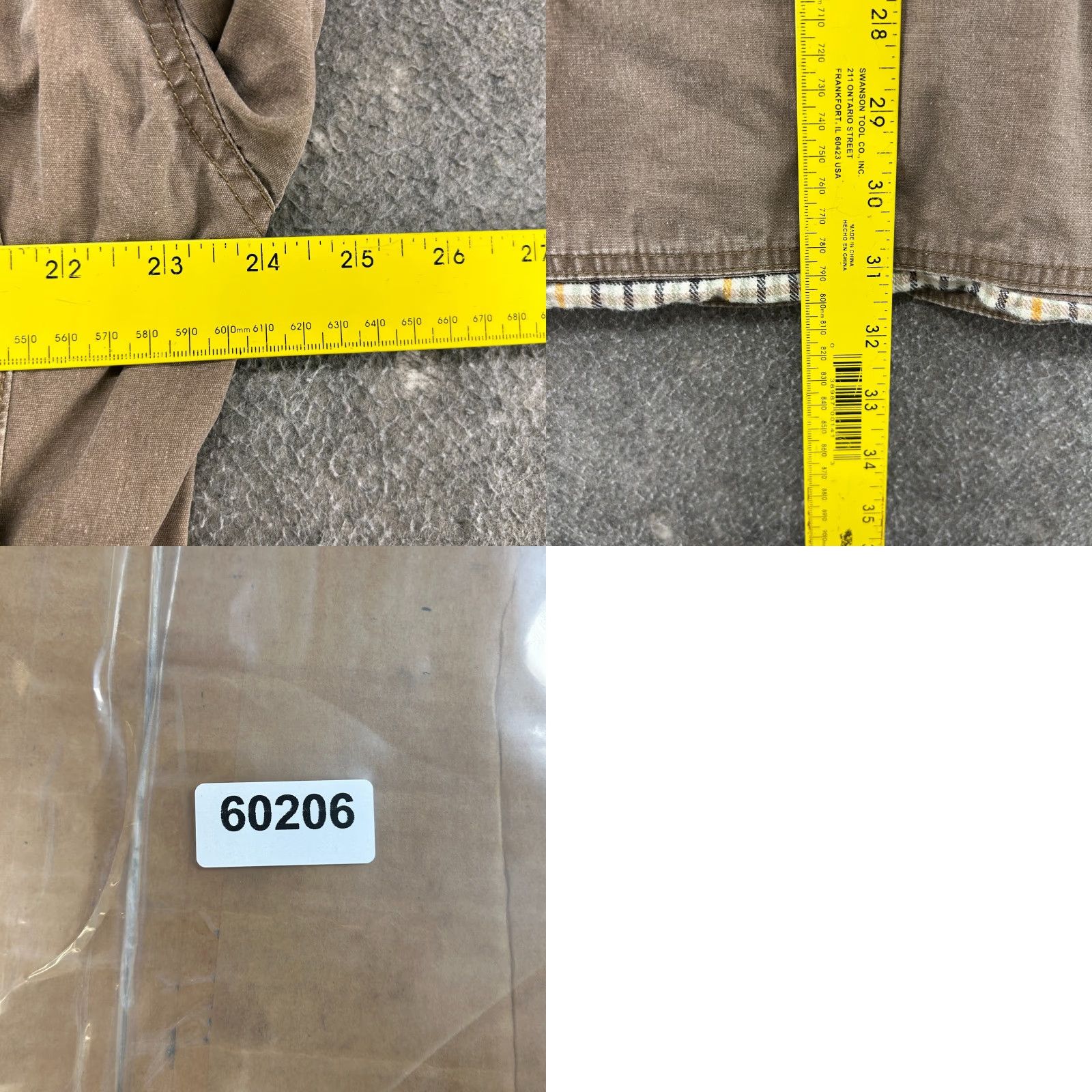 J.Crew VINTAGE J.CREW Coat Jacket Mens Small Brown Chore Barn Canvas Lined Parka 90s Workwear Winter Fall Spring Canvas Cotton Mid-Length Button Size US S / EU 44-46 / 1 - 10 Thumbnail