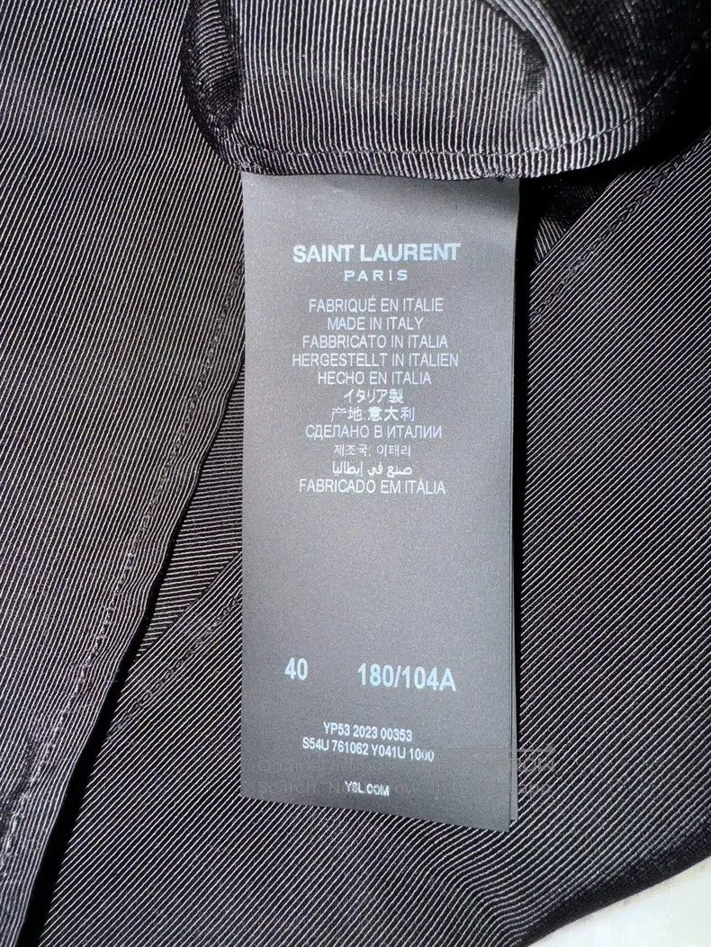 Saint Laurent Paris Saint Laurent Paris Large Bow Collar Shirt Size S / US 4 / IT 40 - 6 Thumbnail