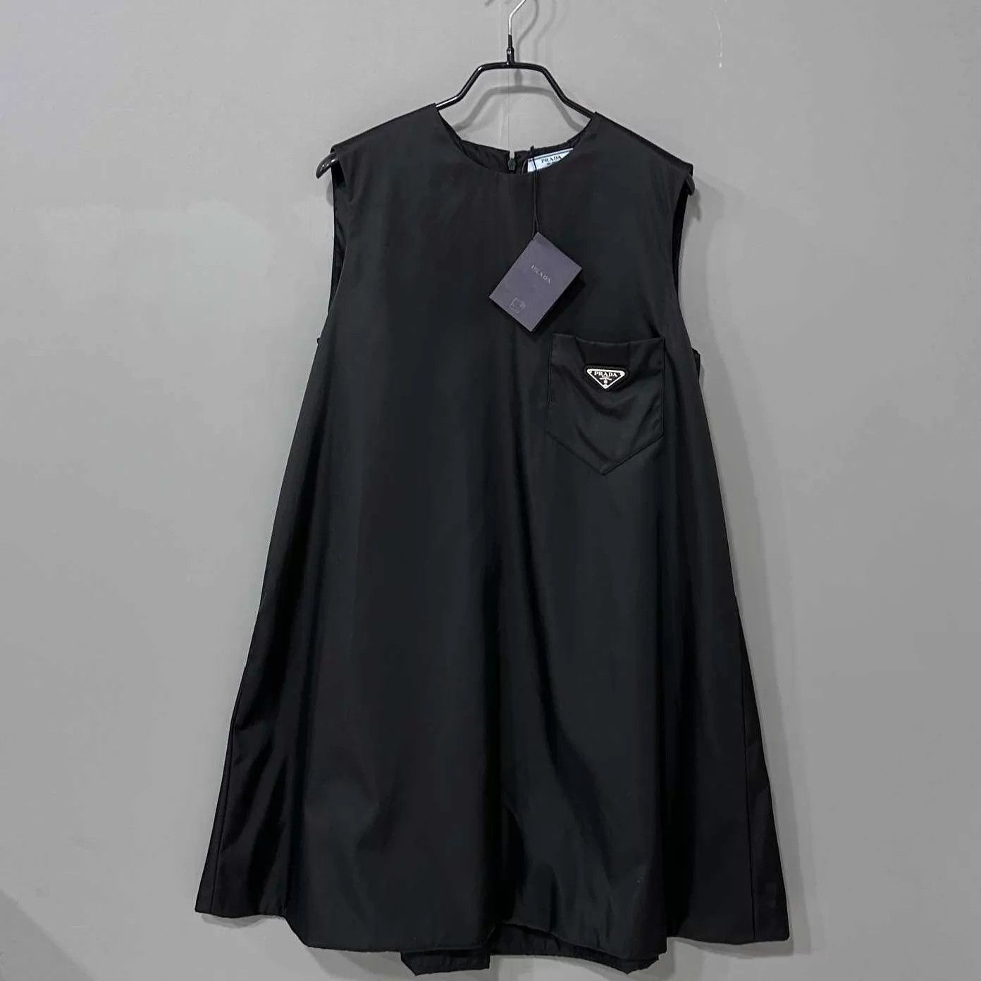 Prada PRADA Sleeveless Nylon Logo Dress Women's Size 40 Size S / US 4 / IT 40 - 1 Thumbnail