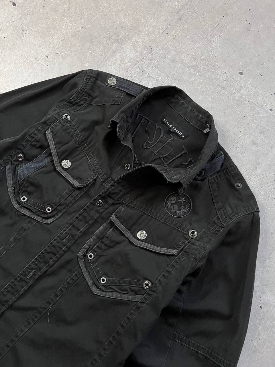 Affliction × Vintage Affliction 73 Live Fast Black Premium Shirt Vintage Y2K Size US S / EU 44-46 / 1 - 2 Thumbnail