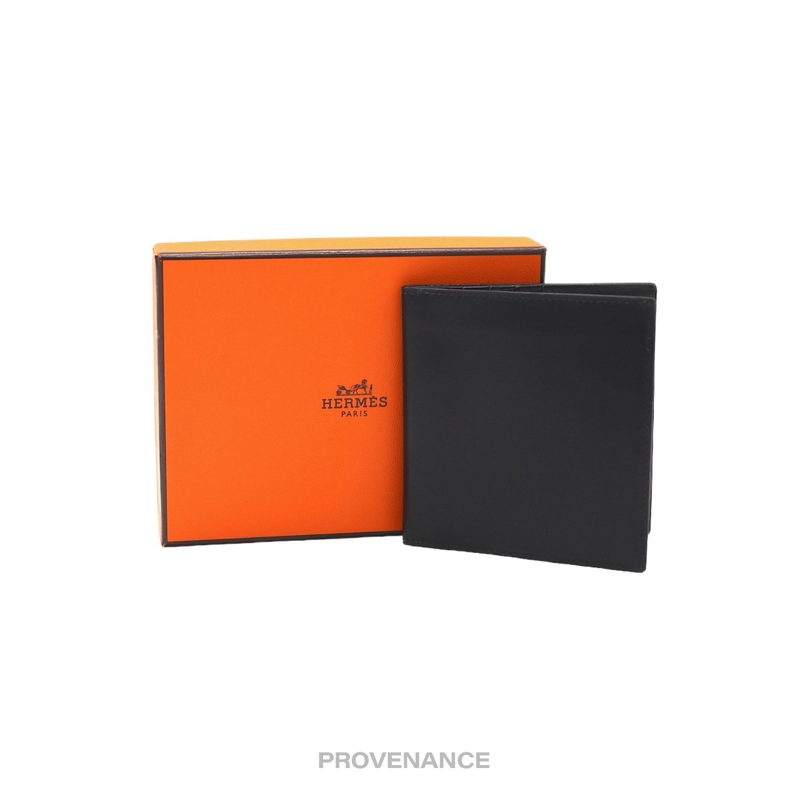Hermes 🔴 Hermes 6CC Card Holder Wallet - Black Box Calfskin Size ONE SIZE - 1 Thumbnail