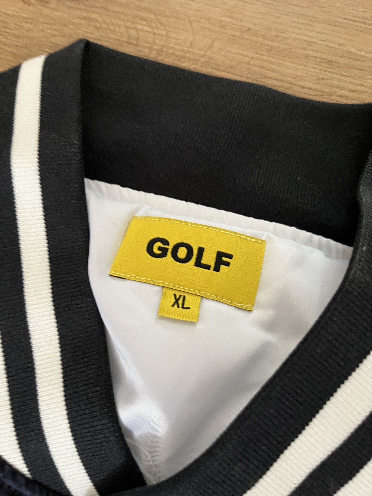 Golf Wang Navy Golf Vang Bomber Jacket Size US XL / EU 56 / 4 - 2 Thumbnail