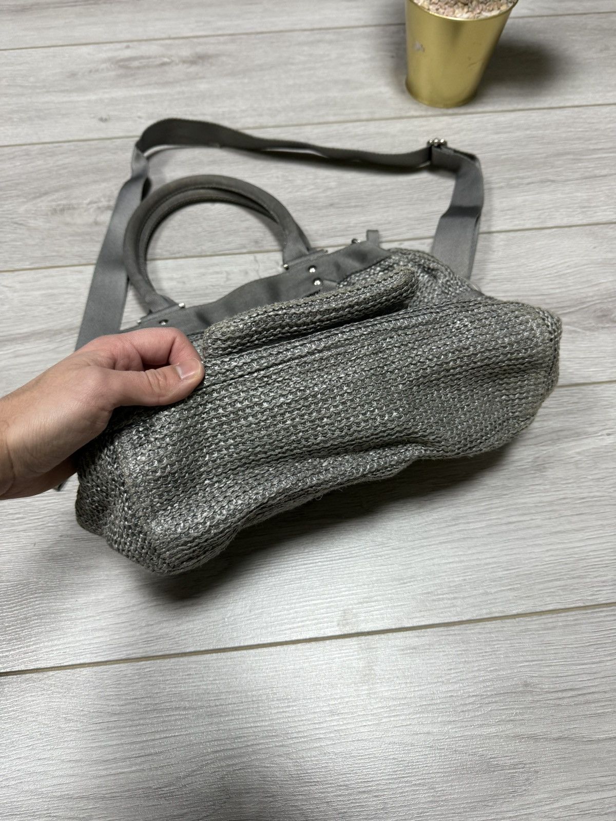 Vintage GGL George Gina woven savory skies crossbody carabiner bag Size ONE SIZE - 6 Thumbnail