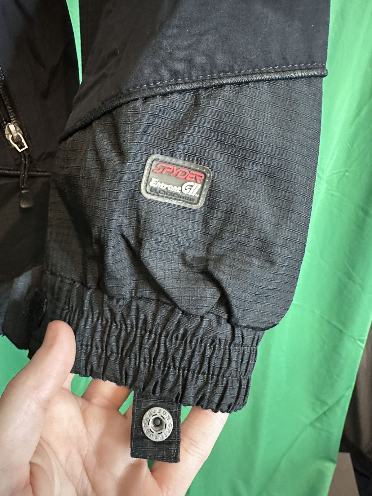 Spyder Vintage ripstop waterproof double zip biker jacket Size US XL / EU 56 / 4 - 4 Thumbnail