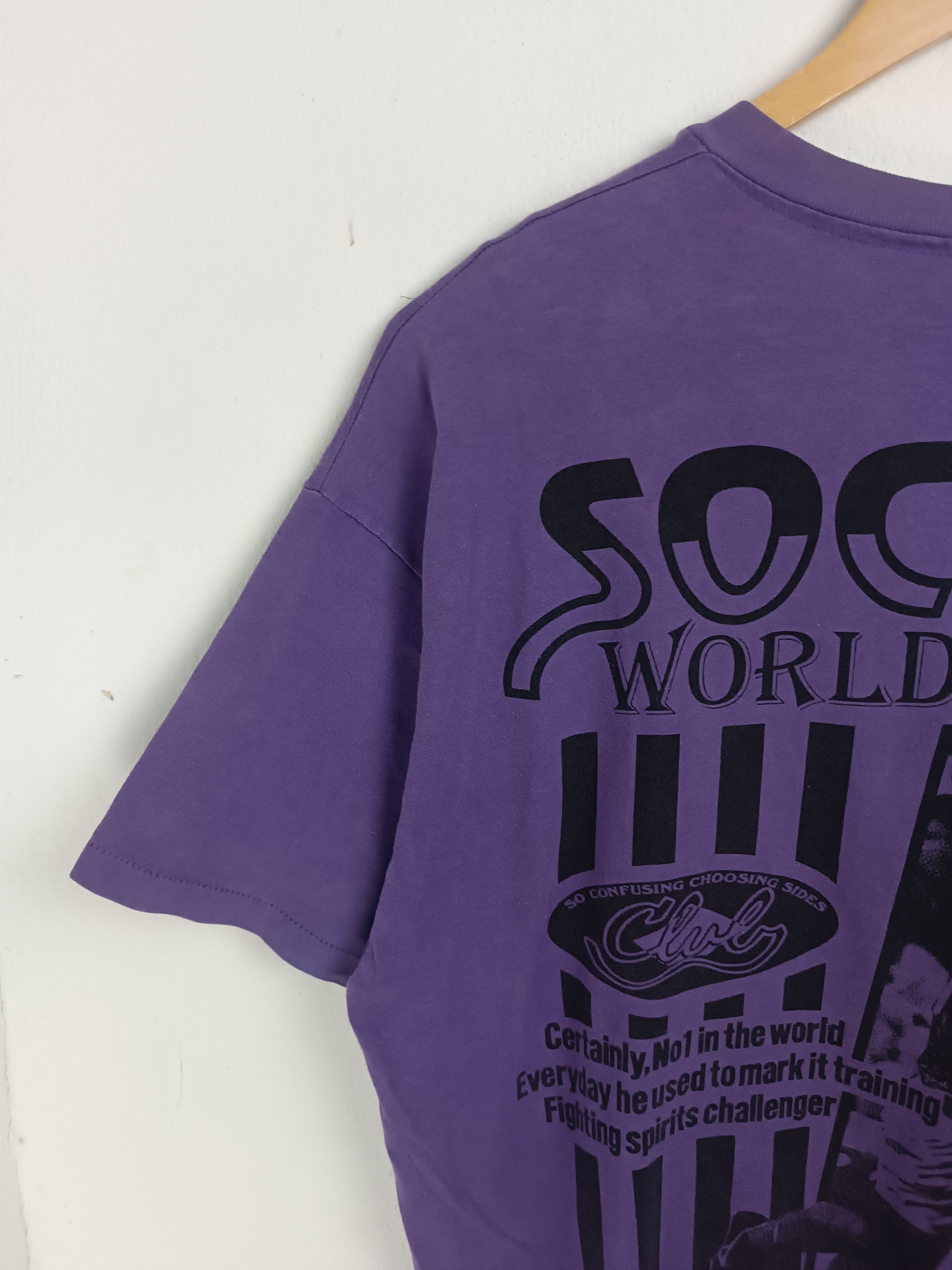 Vintage VINTAGE 90s SOCCER WORLD FOOTBALL FIFA UEFA MADRID VERY RARE Size US XL / EU 56 / 4 - 12 Thumbnail