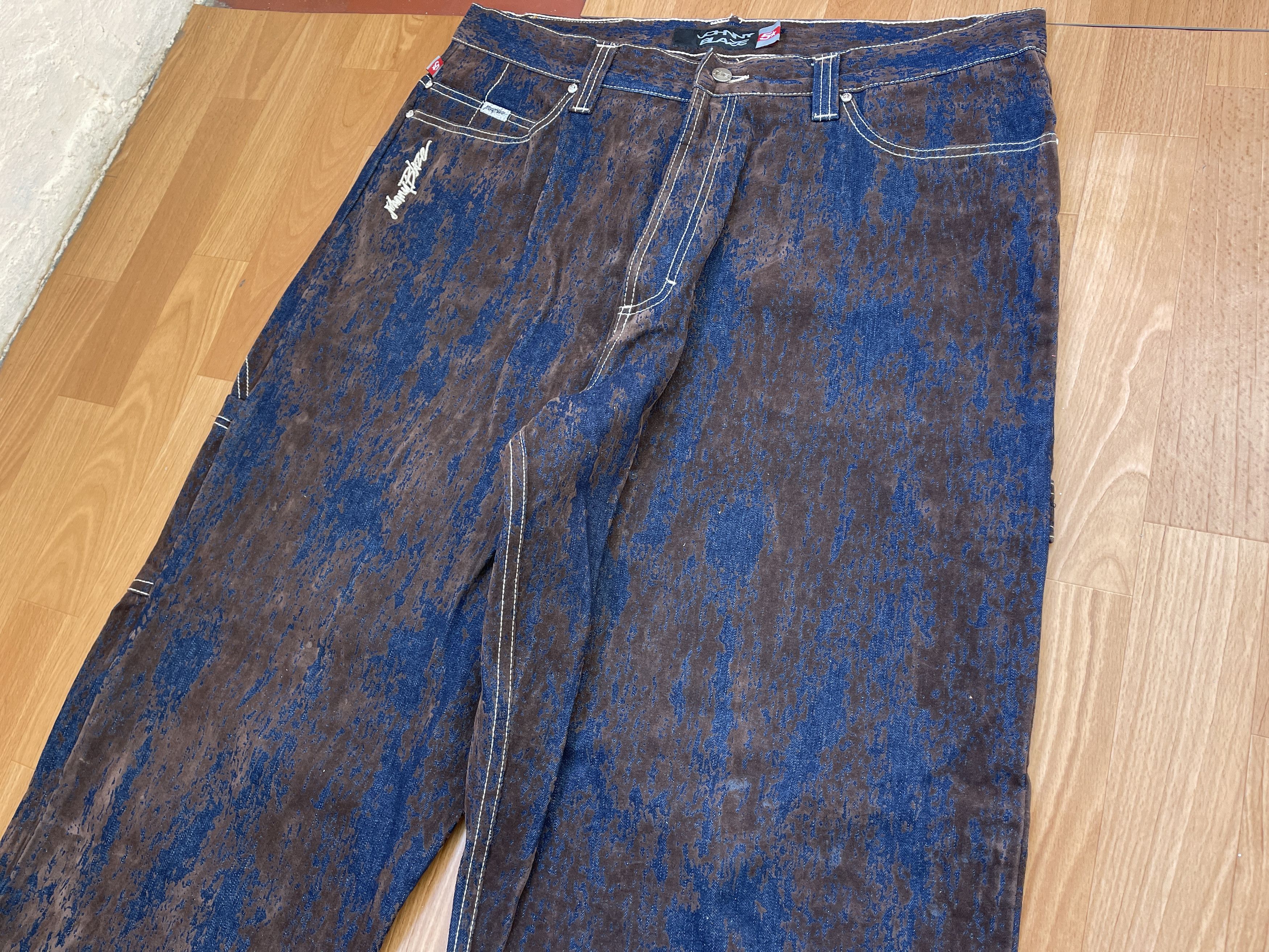 Wu-Tang Clan Johnny Blaze jeans, Wu Wear, vintage hip hop baggy, 90s 40 Size US 40 / EU 56 - 11 Thumbnail