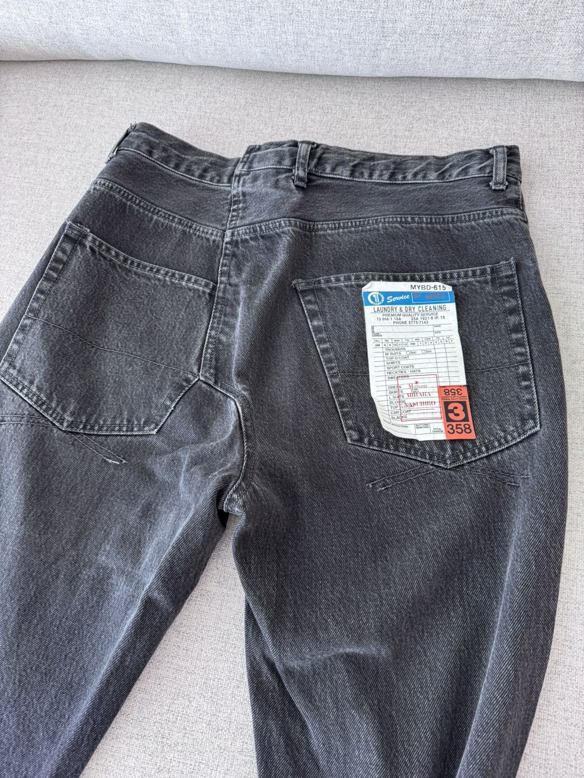 Maison MIHARA YASUHIRO Maison Mihara Yasuhiro Washed Jeans Black Size US 32 / EU 48 - 9 Thumbnail