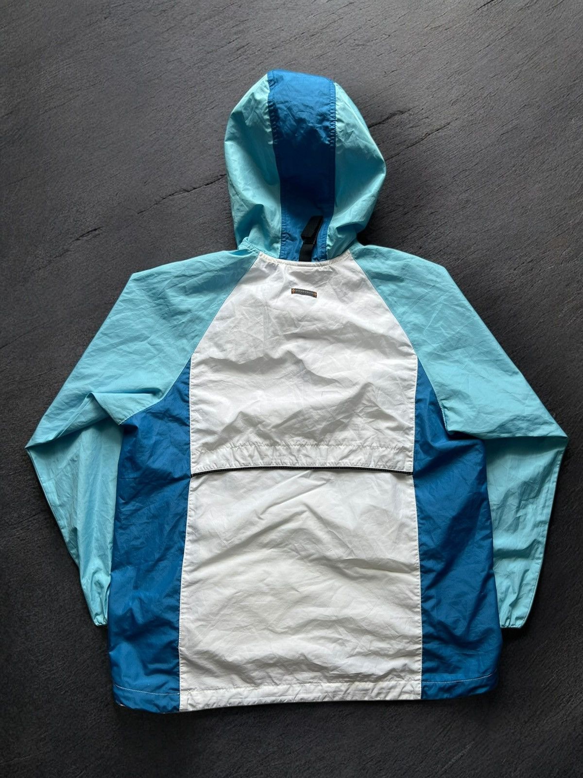 Nike × Vintage OOs Nike Vintage Jacket Nylon Swoosh Hooded Drill Size US M / EU 48-50 / 2 - 12 Thumbnail