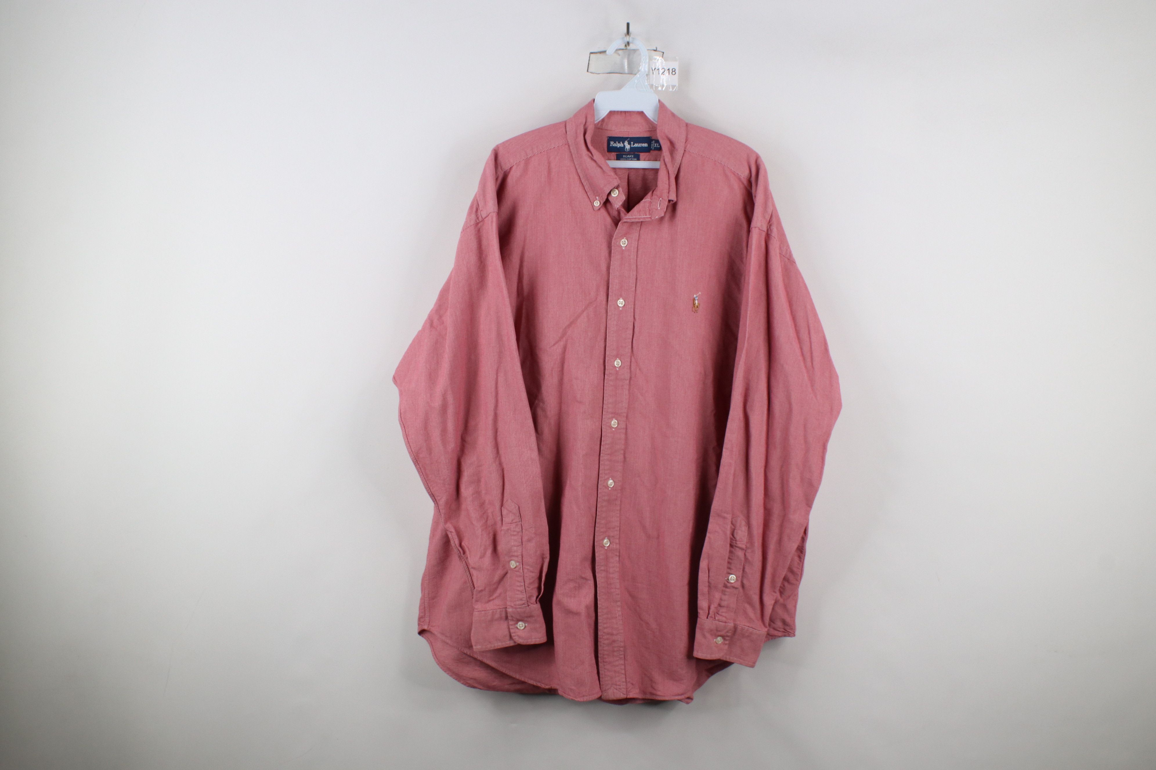 Polo Ralph Lauren Vintage 90s Ralph Lauren Heavyweight Collared Button Shirt Size US XL / EU 56 / 4 - 1 Thumbnail