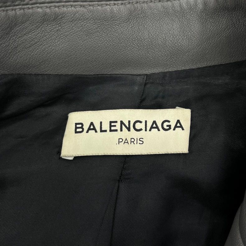 Balenciaga Balenciaga size 34 Grey motorcycle leather jacket Size XS / US 0-2 / IT 36-38 - 3 Thumbnail