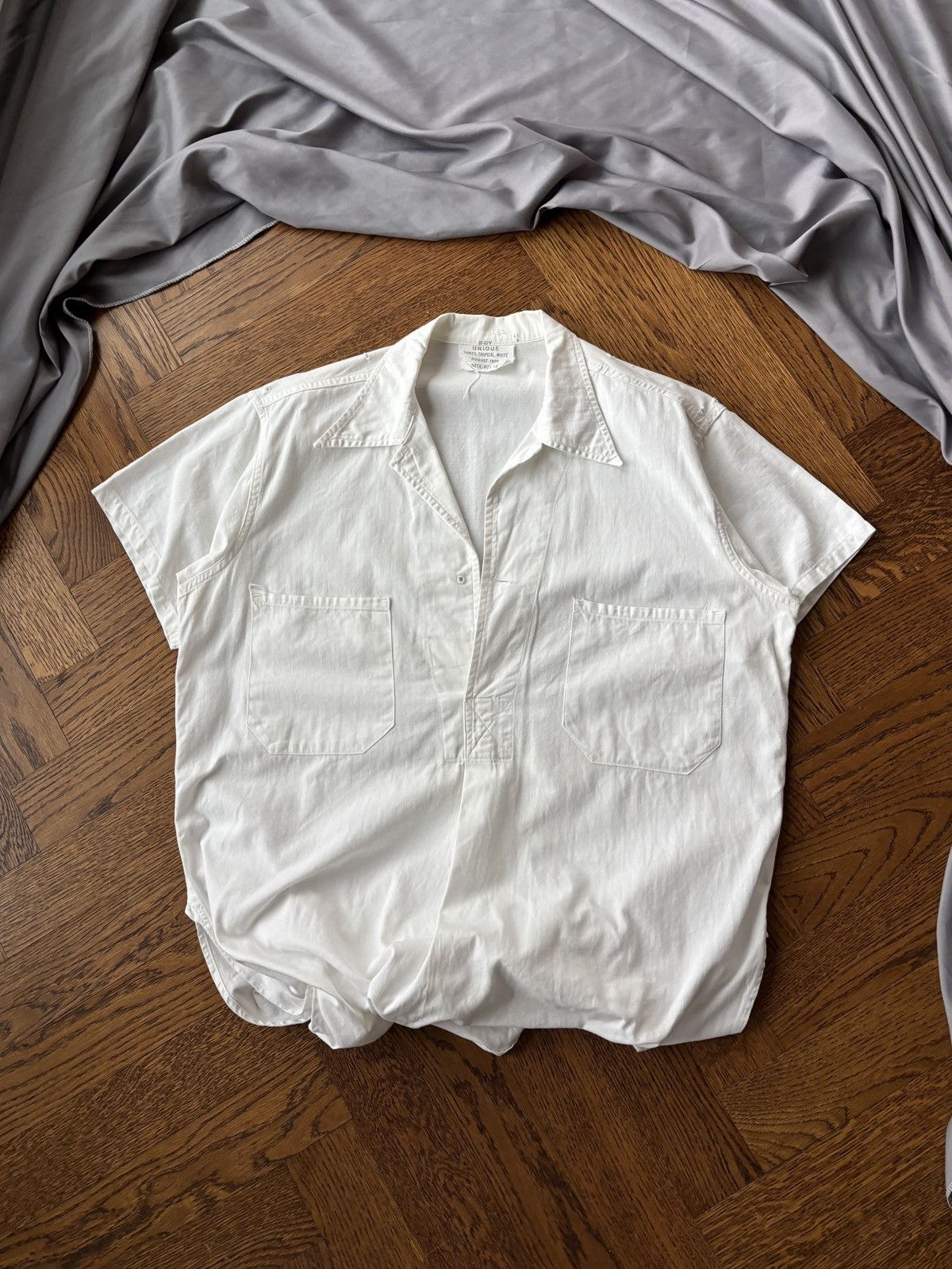 Vintage 1950s RCN Tropical Issue Shortsleeve True Vintage Service M Size US M / EU 48-50 / 2 - 9 Thumbnail