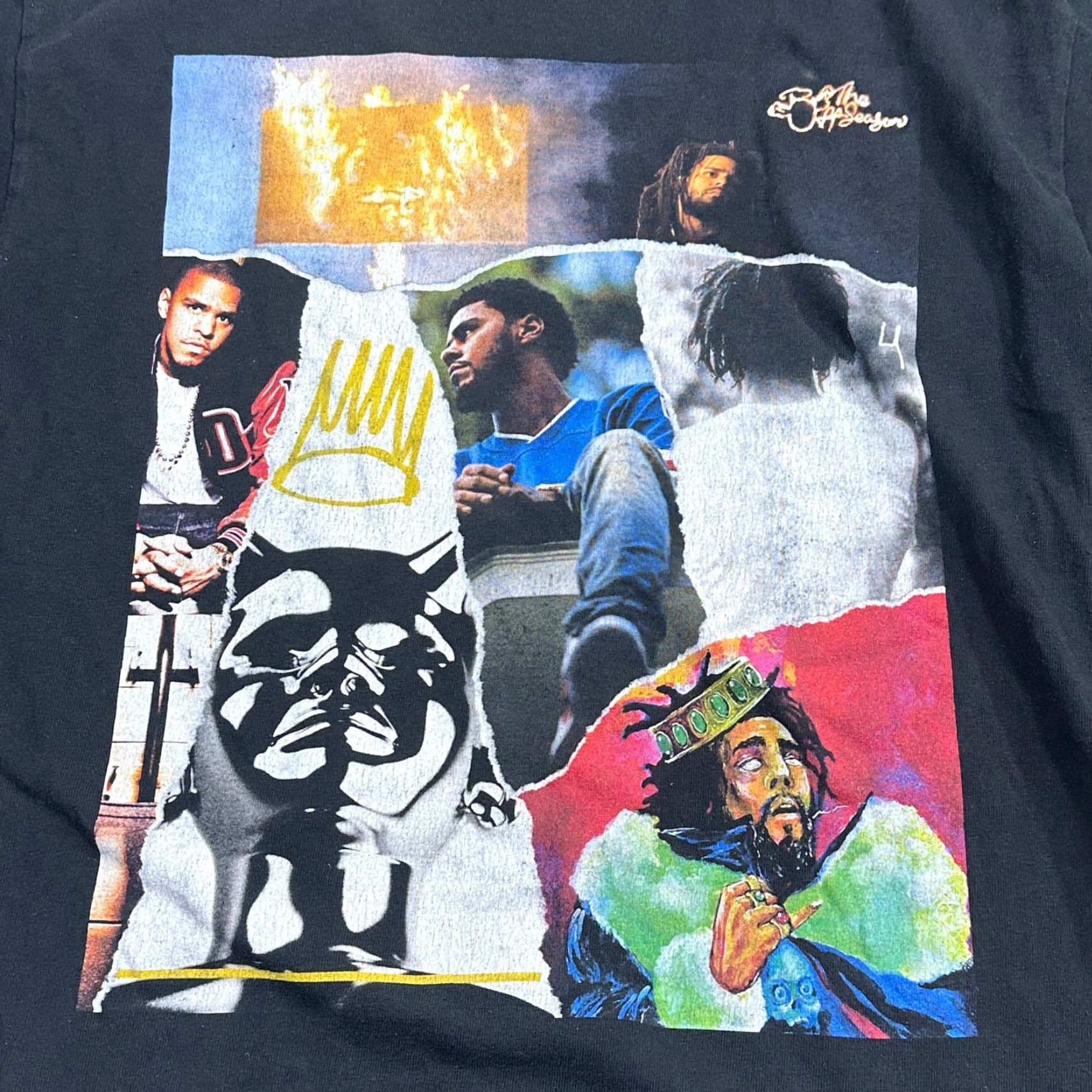 Gildan VINTAGE J.Cole The Off Season Festival Tour Tee Mens Medium Street Hip Hop Producer Shirt Size US M / EU 48-50 / 2 - 3 Thumbnail