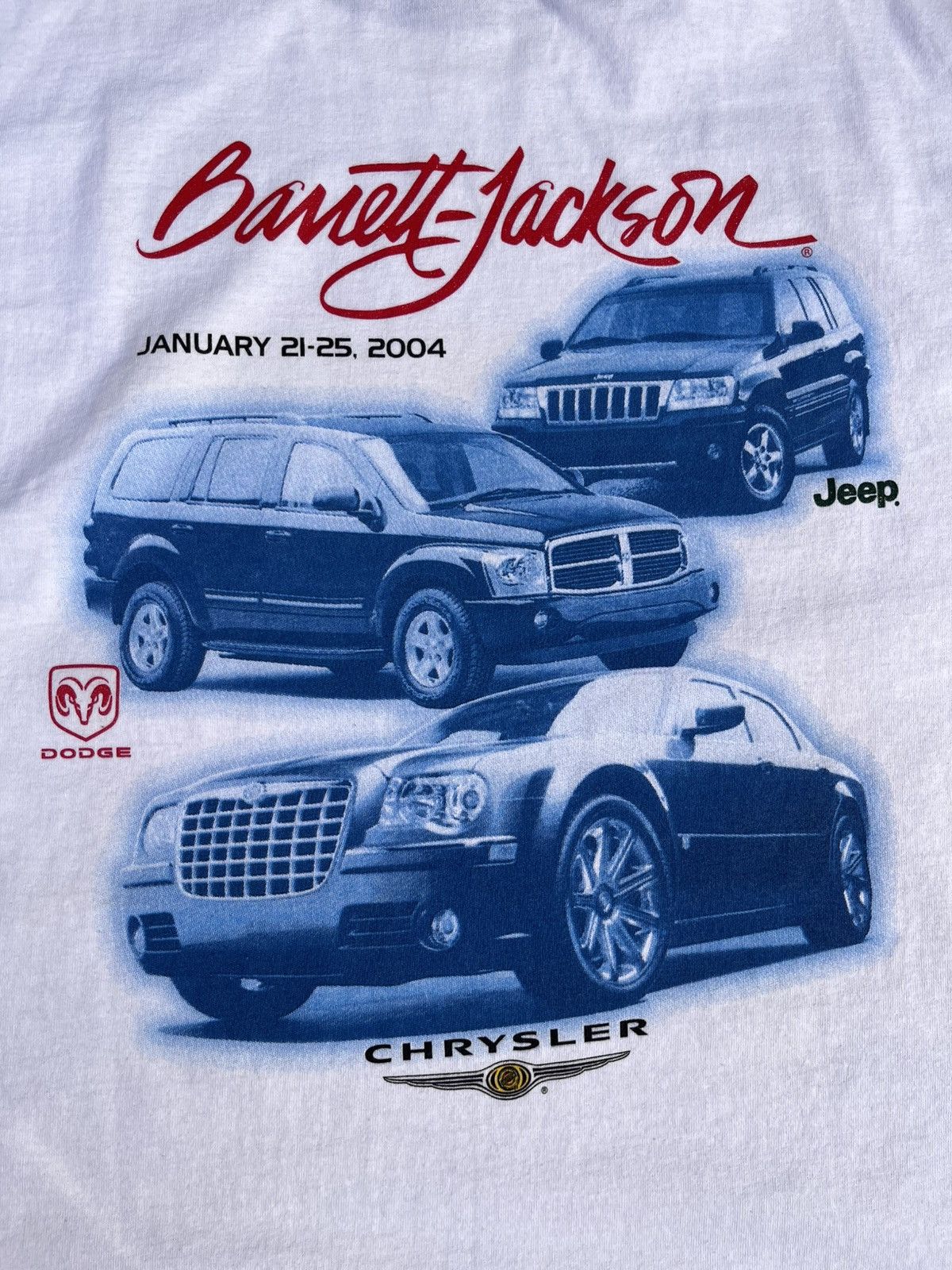 Vintage 2004 BARRET JACKSON PROMO TEE 🐑 Size US XL / EU 56 / 4 - 7 Thumbnail