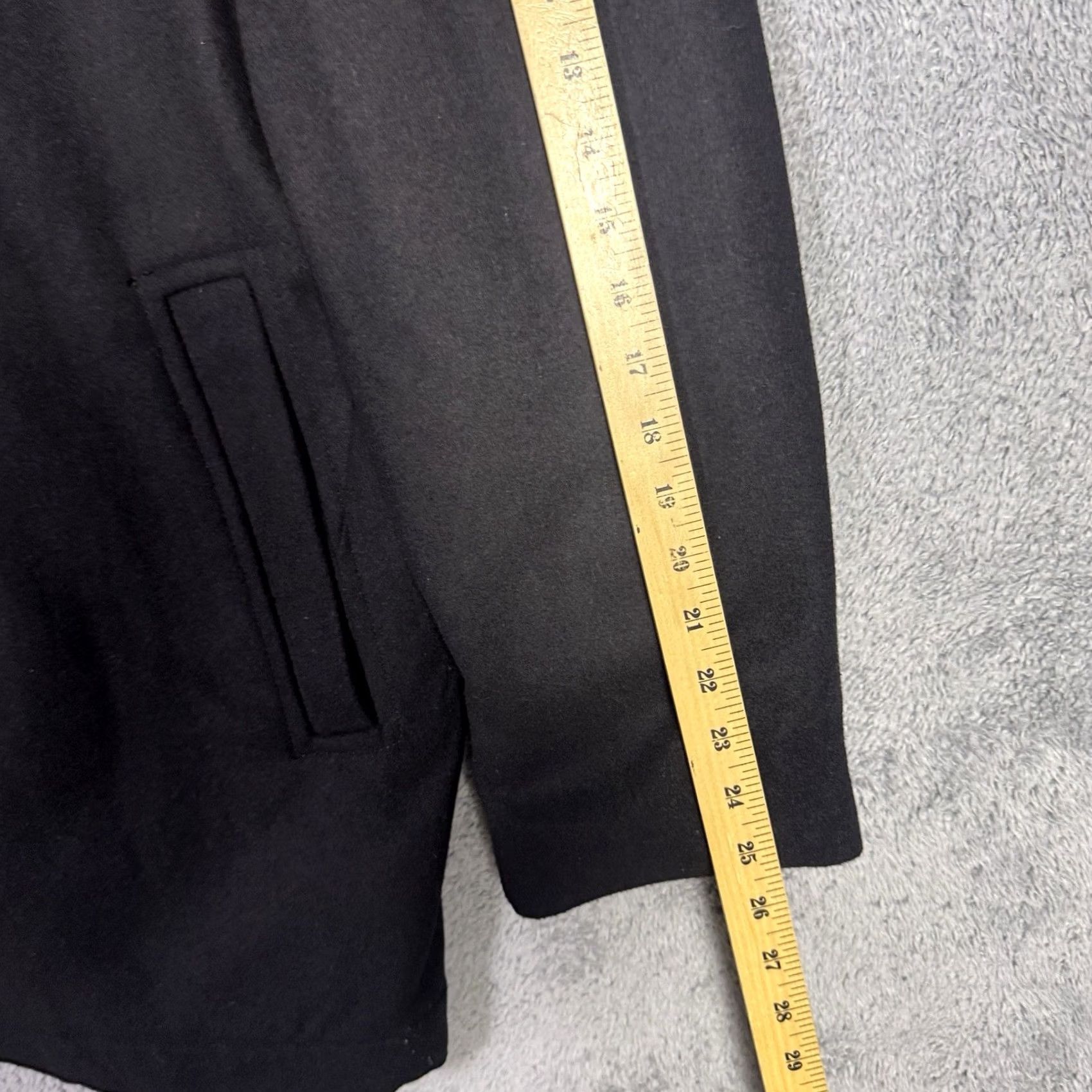 Jos. A. Bank VINTAGE Jos A Bank Overcoat Mens L 1905 Full Zip Peacoat Quilted Wool New w/ Tags Black Wool Long Coat Mens Size US L / EU 52-54 / 3 - 6 Thumbnail