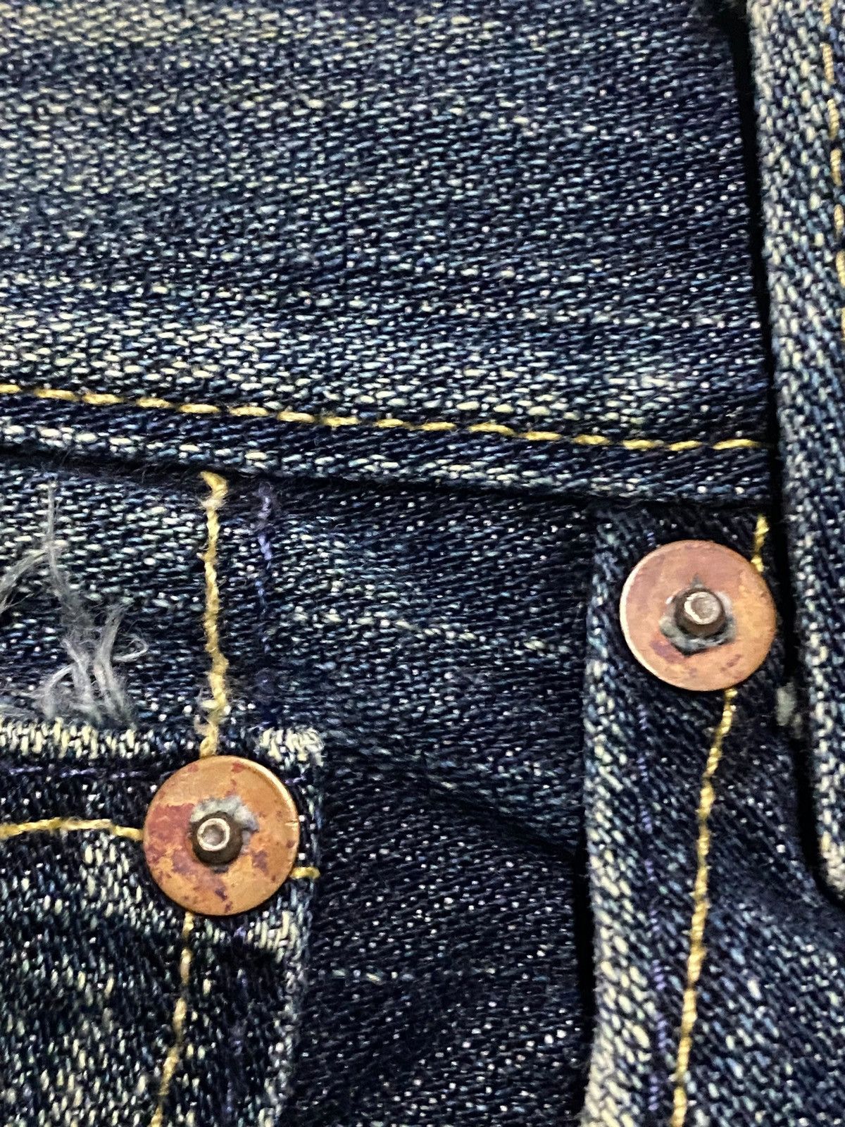 Japanese Brand Vintage Japanese Brand Back Number Faded Distressed Loose Size US 34 / EU 50 - 10 Thumbnail