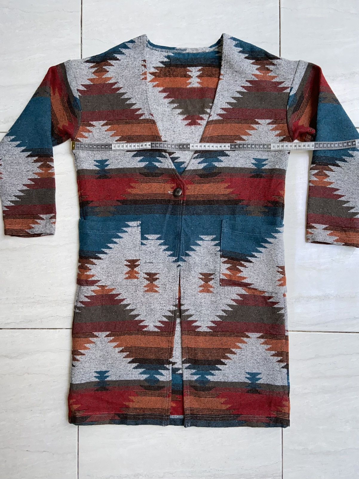 Japanese Brand Navajo Long Jacket Wool Size US M / EU 48-50 / 2 - 3 Thumbnail