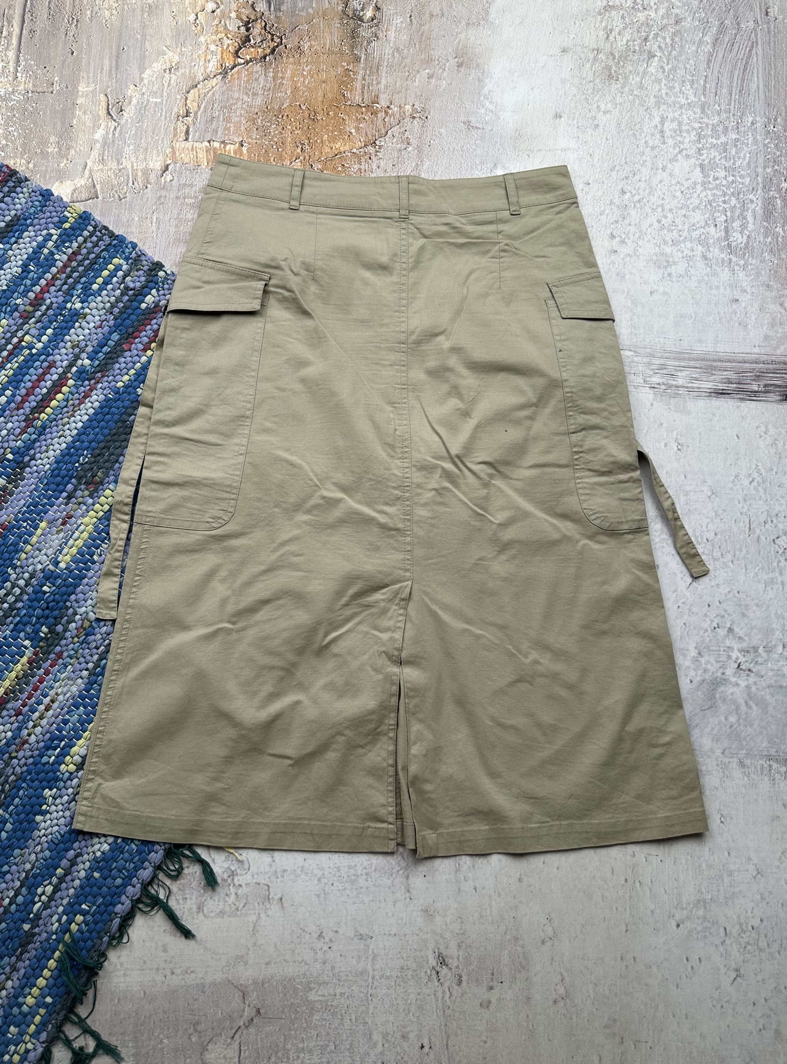 Vintage Vintage Cargo Bondage Skirt A493(523) Size 30" / US 8 / IT 44 - 4 Thumbnail