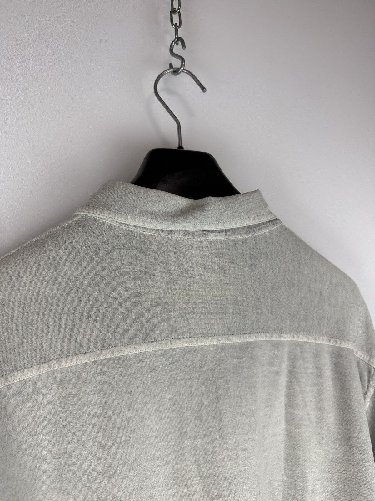 Stone Island Grey Stone Island long-sleeves polo Size US XXL / EU 58 / 5 - 6 Thumbnail