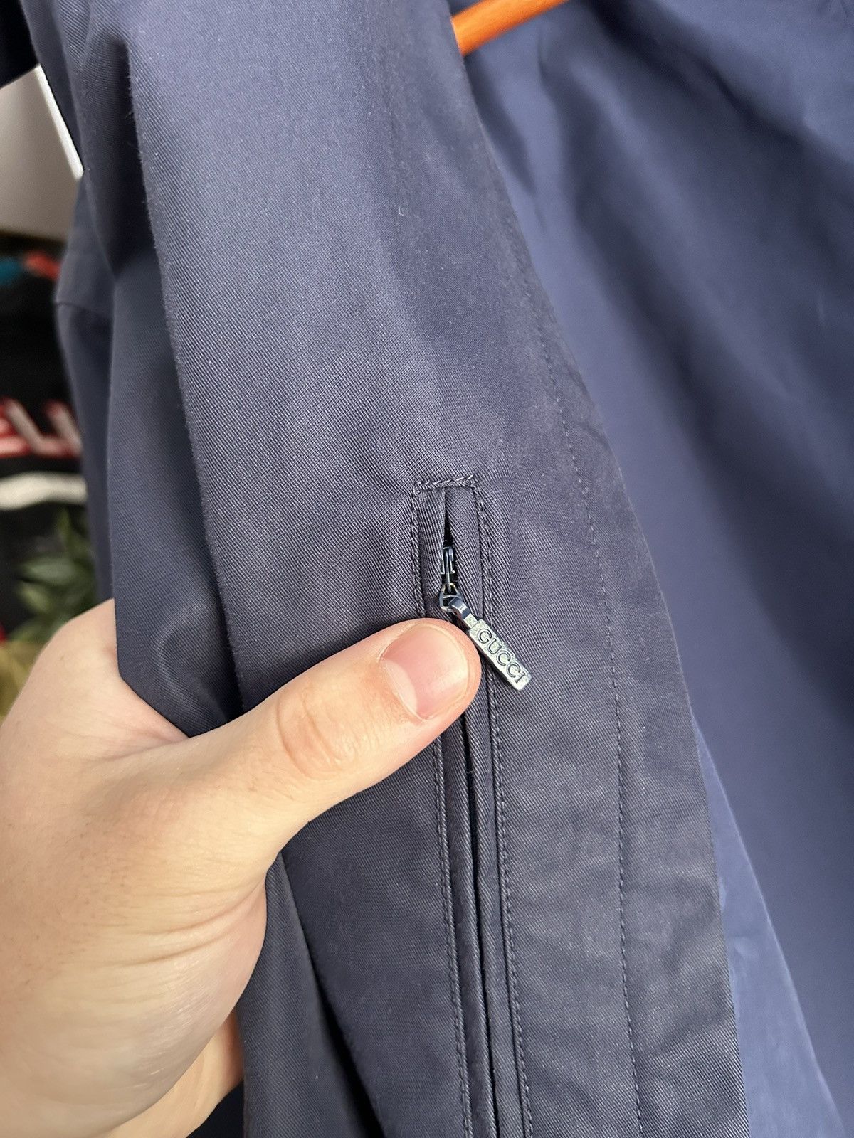 Gucci Gucci Navy Double Breasted Coat Jacket size-54 Size US L / EU 52-54 / 3 - 11 Thumbnail