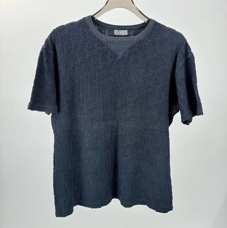 Dior Dior Navy Short Sleeve Men’s T-Shirt 0089 Size US S / EU 44-46 / 1 - 1 Thumbnail