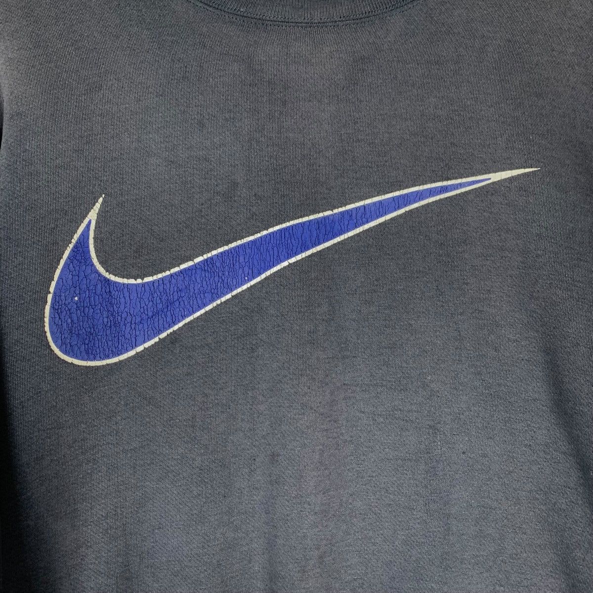 Nike 90's NIKE Swoosh Big Logo Crewneck Sweatshirt #1347-C61 Size US M / EU 48-50 / 2 - 10 Thumbnail