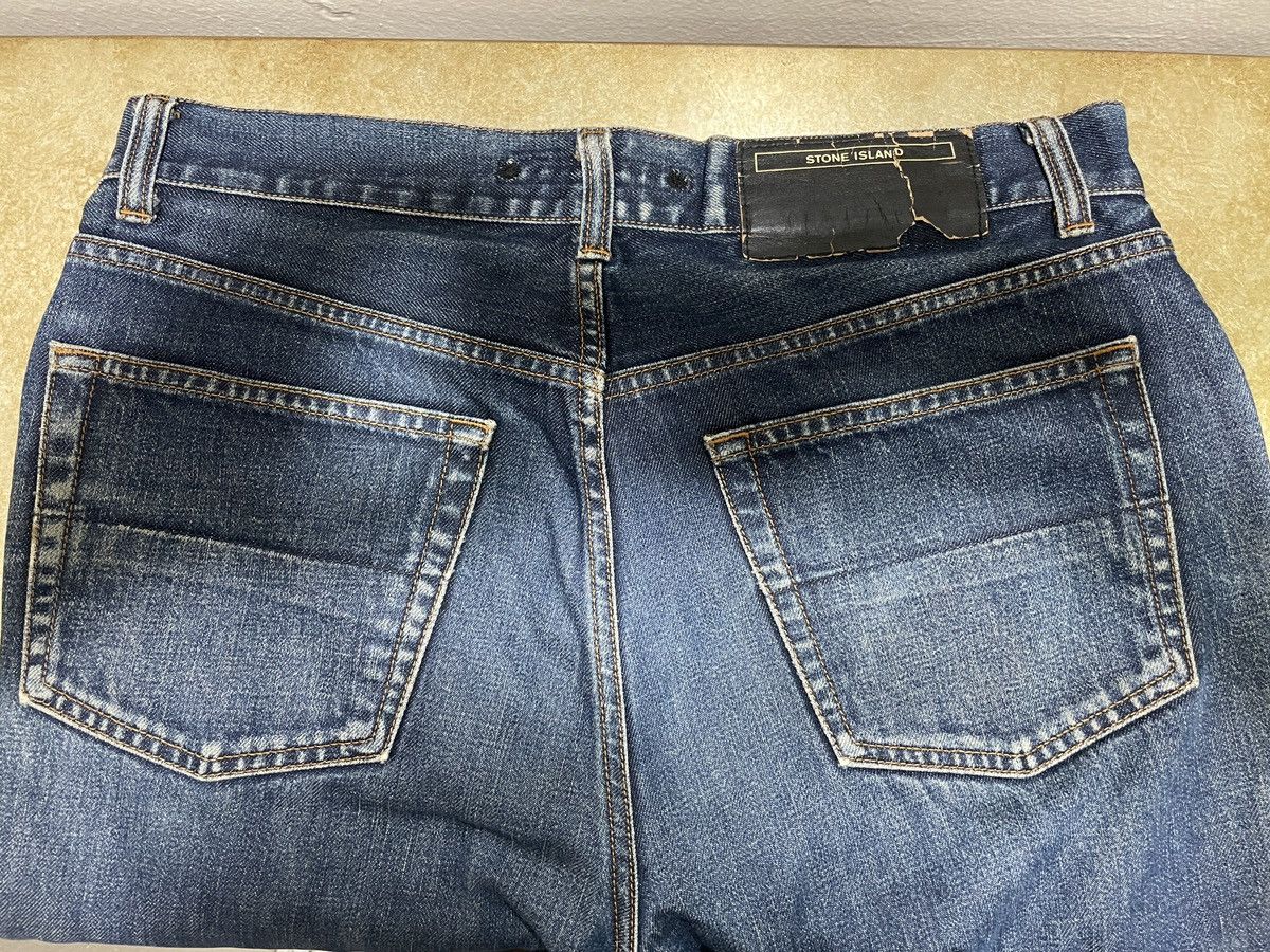 Massimo Osti × Stone Island Vintage Stone Island designer denim stone wash Jeans W34 Size US 34 / EU 50 - 12 Thumbnail