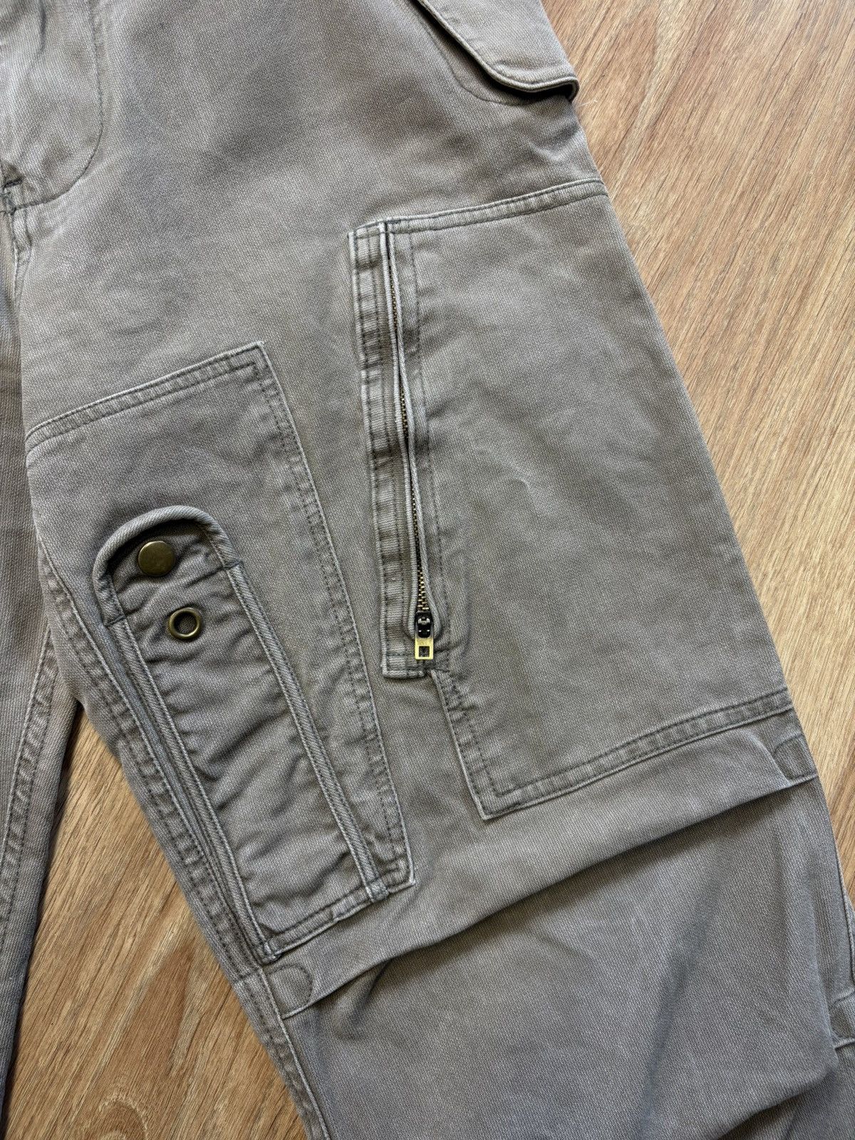 Vintage Vintage Bondage Khaki Green Technical Cargo Pants (32x30) Size US 32 / EU 48 - 6 Thumbnail