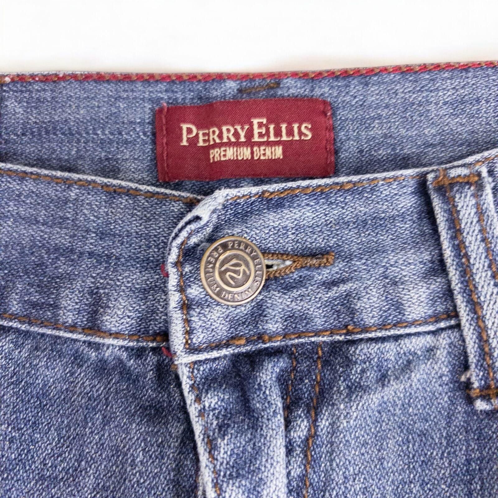 Perry Ellis Perry Ellis Blue Denim Jeans Womens 30 X 30 Size 30" / US 8 / IT 44 - 6 Thumbnail