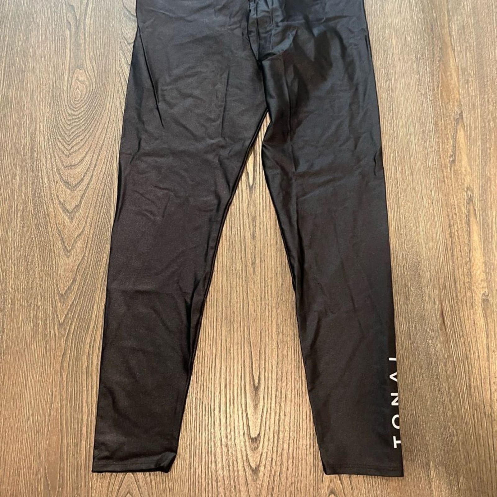 Vintage NWT Onzie Tonal High Rise Athletic Leggings Black Size XL Size 36" / US 14 / IT 50 - 2 Thumbnail