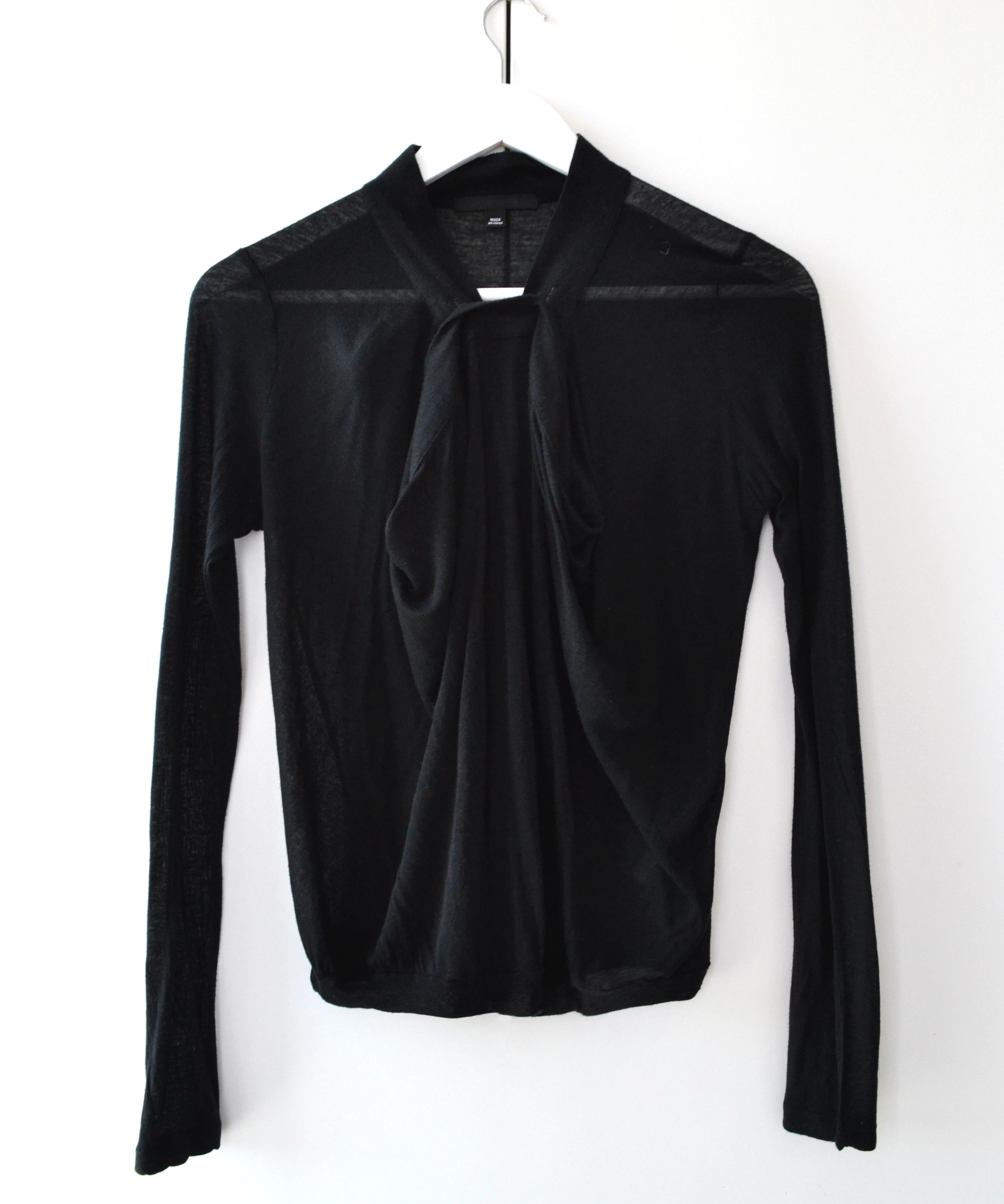Helmut Lang Helmut Lang Sweater Black Transformer Neck 2005 Size S / US 4 / IT 40 - 3 Thumbnail