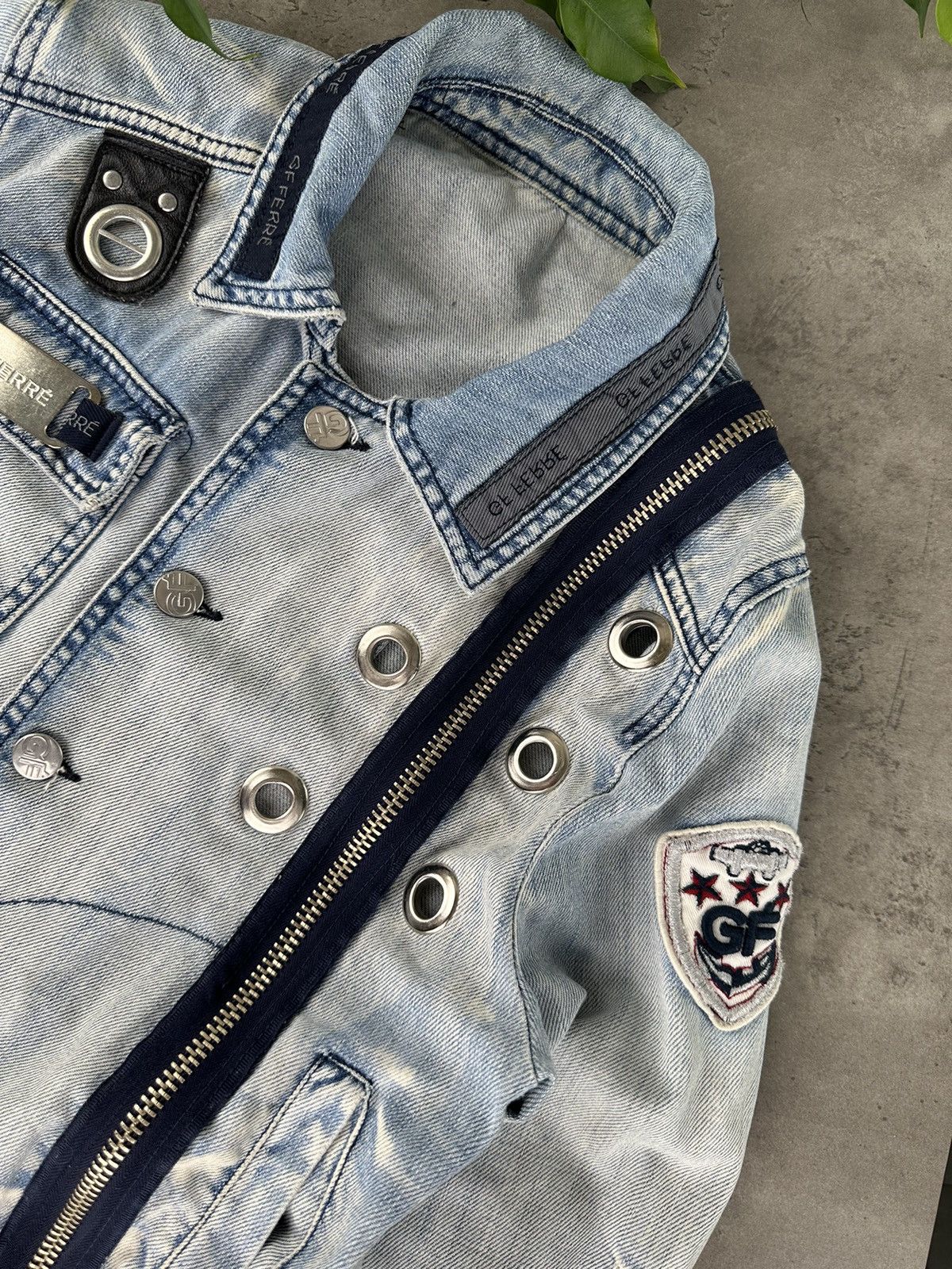 GF Ferre GF Ferre Denim Jacket Size S / US 4 / IT 40 - 4 Thumbnail