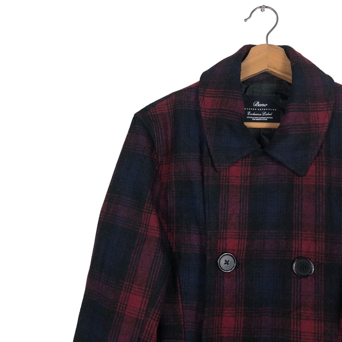 Japanese Brand 🔥Vintage Biker Jacket Double Breast Beno Japan Punk Design Size US M / EU 48-50 / 2 - 7 Thumbnail