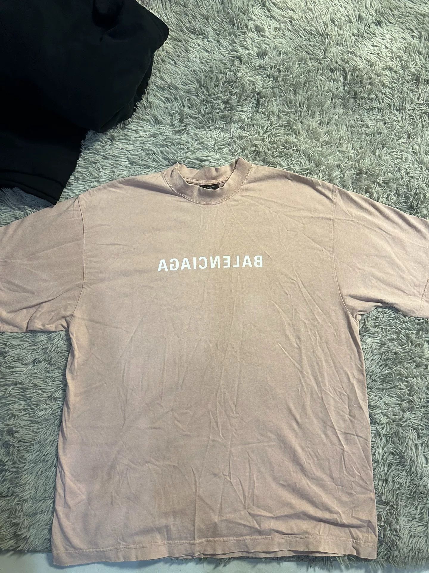 Balenciaga Balenciaga Mirror Light Pink Short Sleeve Size M / US 6-8 / IT 42-44 - 1 Thumbnail
