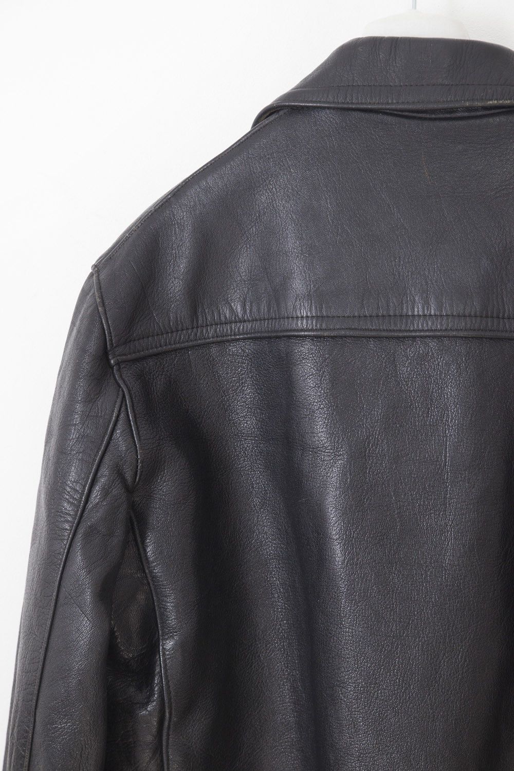 Vintage Vintage 1970's black leather perfecto jacket Size US L / EU 52-54 / 3 - 5 Thumbnail
