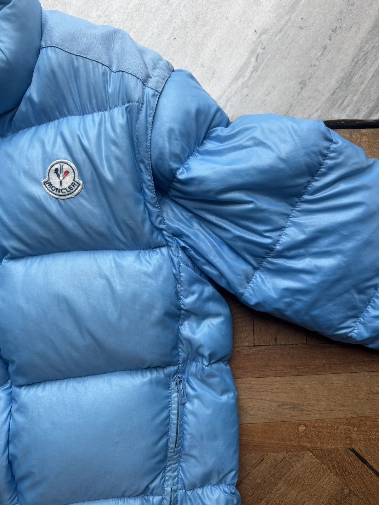 Moncler Grenoble Moncler Grenoble 90s Rare Goose down puffer removable sleeve Size US XL / EU 56 / 4 - 8 Thumbnail