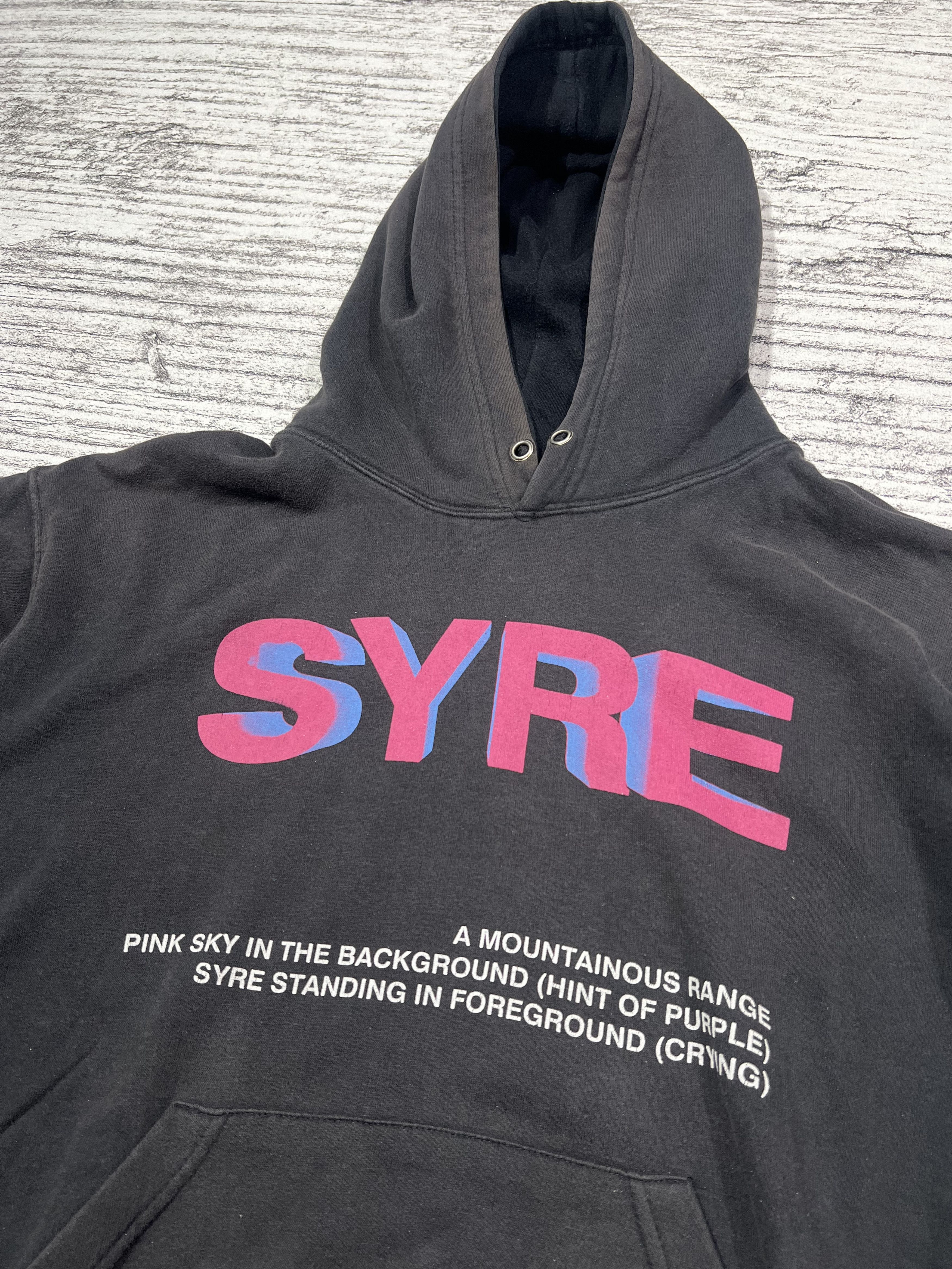 Japanese Brand 2000s Syre Jaden Smith Poem Faded Hoddie y2k Lgb Ifsix Size US L / EU 52-54 / 3 - 3 Thumbnail