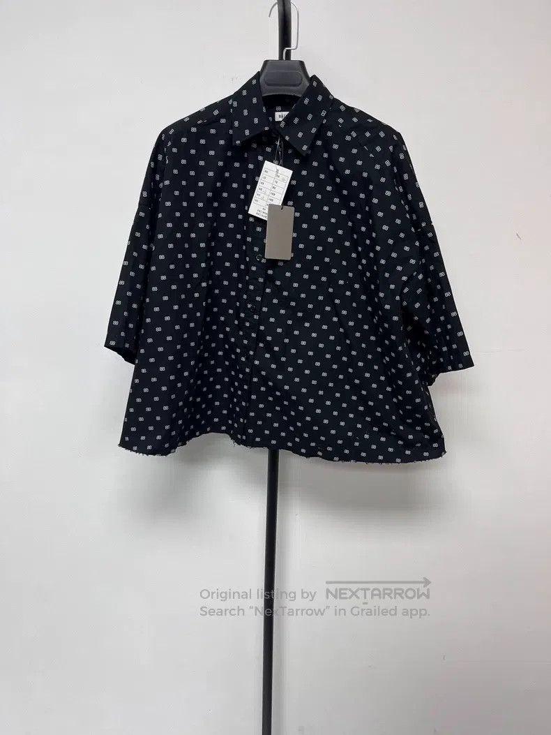 Balenciaga Balenciaga Double B Full Print Short Sleeve Shirt Size XXS / US 00 / IT 34 - 1 Thumbnail
