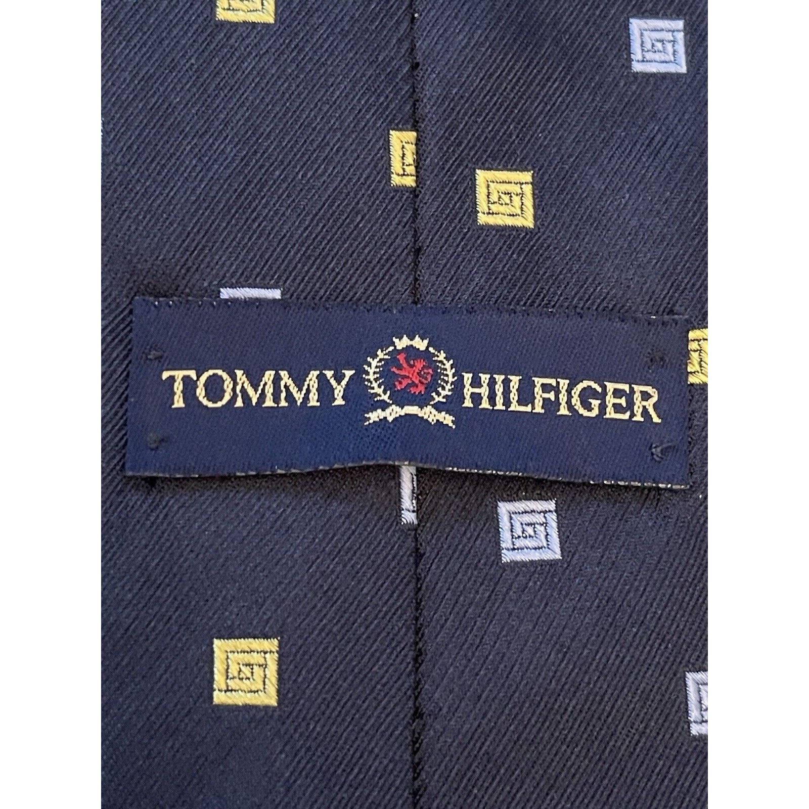 Tommy Hilfiger Tommy Hilfiger Blue 100% Imported Silk Made In Usa Size ONE SIZE - 8 Thumbnail