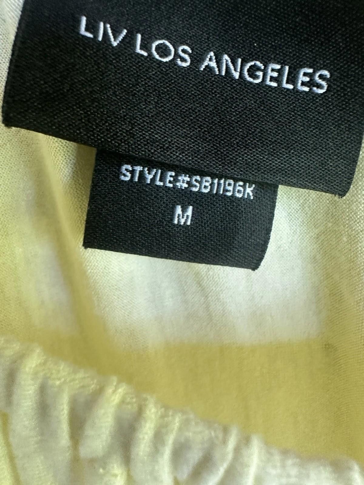 Live Mechanics liv los angeles top Medium Embroidered Soft Yellow Size M / US 6-8 / IT 42-44 - 5 Thumbnail