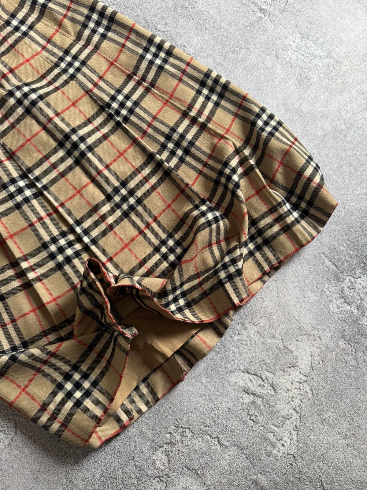 Burberry × Vintage Burberry nova check Chekered long skirt casual Burberrys 90s Size 25" / US 0 / IT 36 - 3 Thumbnail