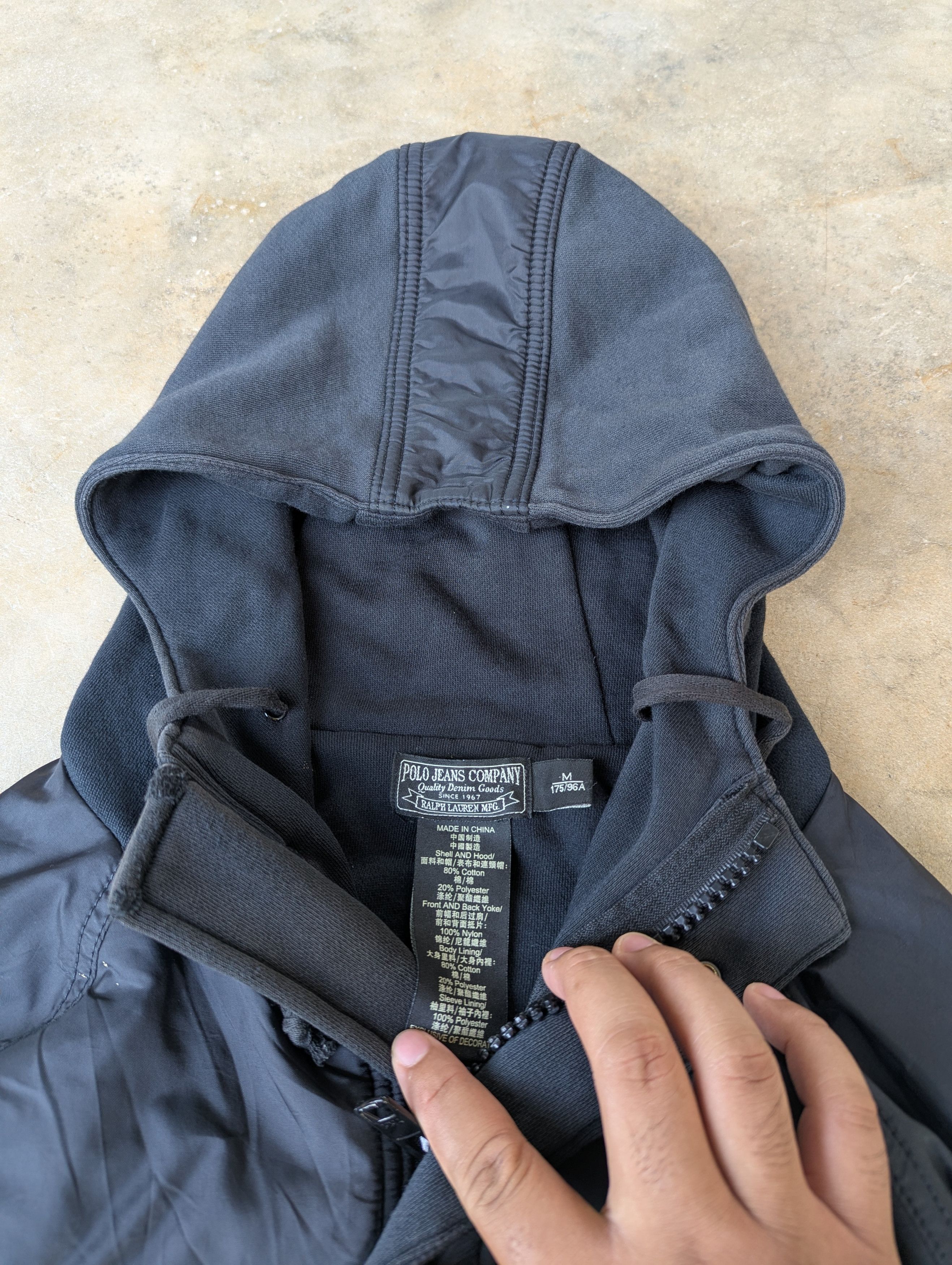 Polo Ralph Lauren DISTRESSED Polo Jeans Ralph Lauren Hoodie Size US L / EU 52-54 / 3 - 3 Thumbnail