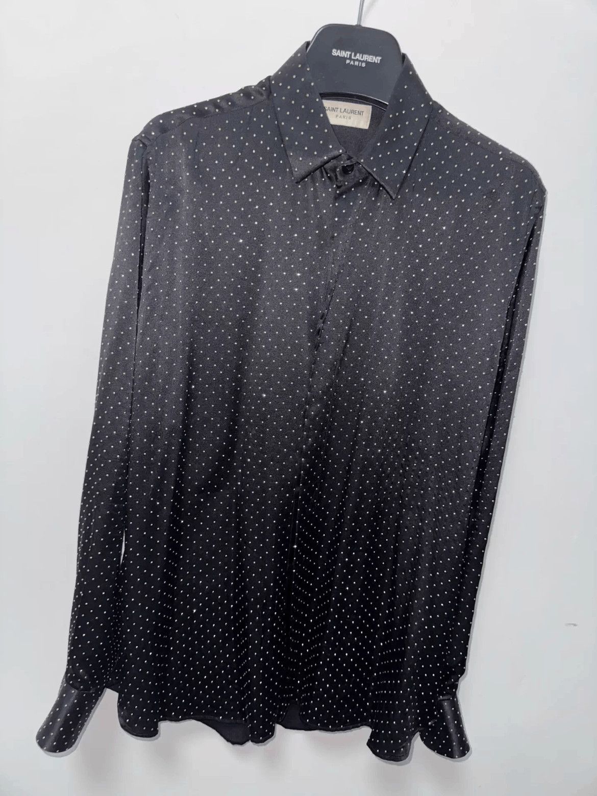 Saint Laurent Paris Sz 38 Saint Laurent Paris 20SS Runway Rivet Shirt-2508 Size US M / EU 48-50 / 2 - 3 Thumbnail