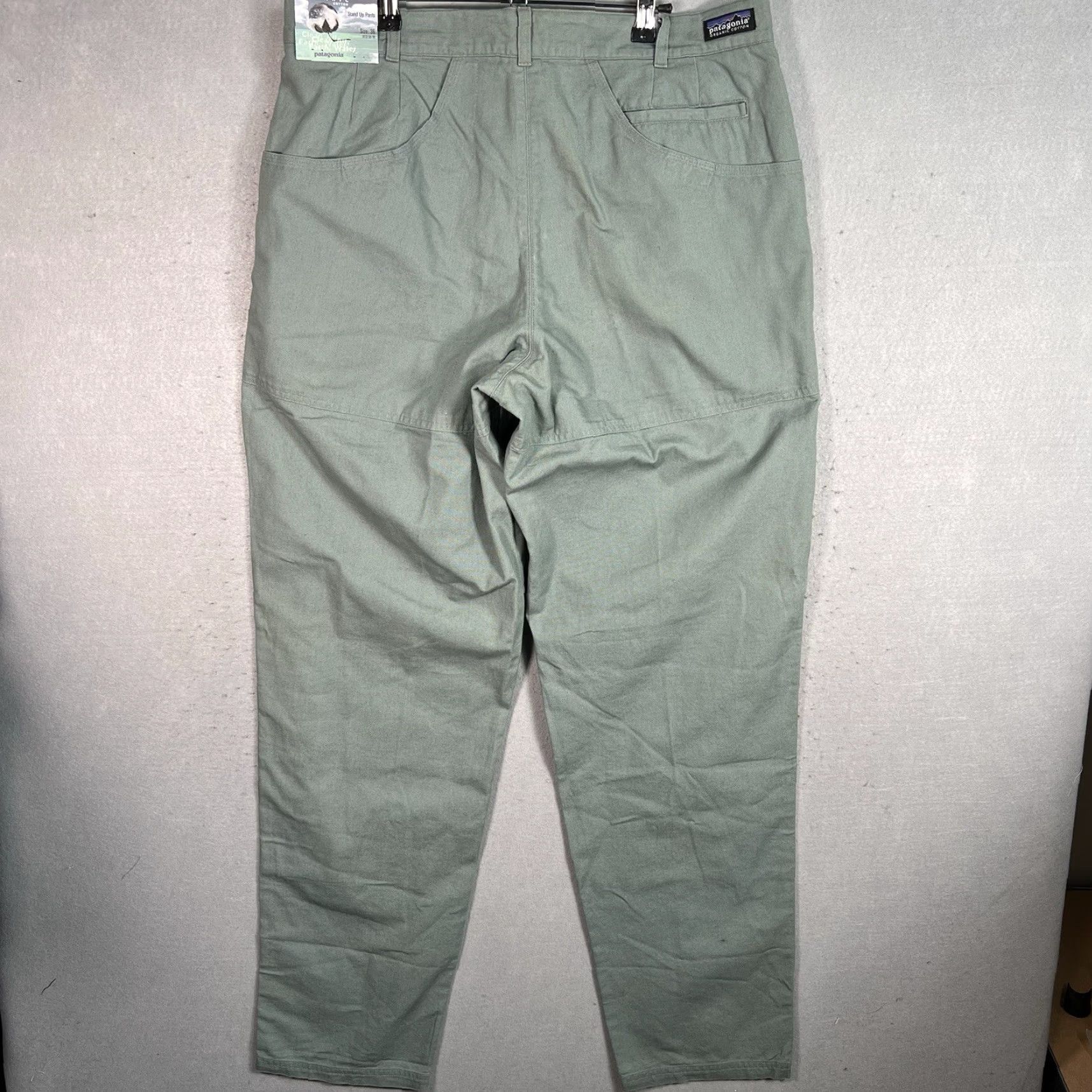 Patagonia VINTAGE Patagonia Stand Up Pants Adult 36 Green Organic Cotton Workwear Carpenter Mens Pants 36 Green Regular Inseam 34 Size US 36 / EU 52 - 2 Thumbnail