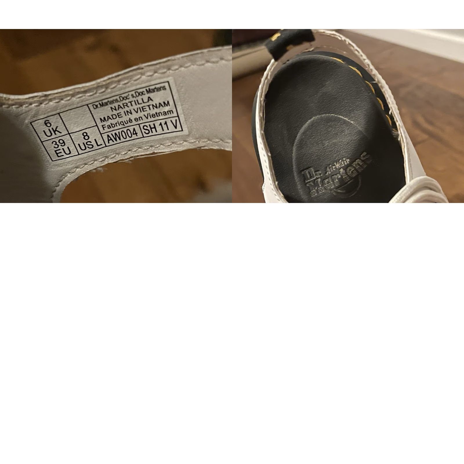 Dr. Martens Doc Dr Martens Nartilla Gladiator Sandals White Lace Up Platform - Women's 8 Size US 6 / IT 36 - 8 Thumbnail