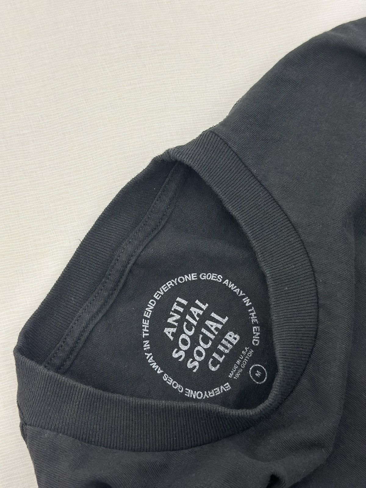 Anti Social Social Club Anti Social Social Club Spell Out Logo Print Men’s M T-Shirt Size US M / EU 48-50 / 2 - 5 Thumbnail